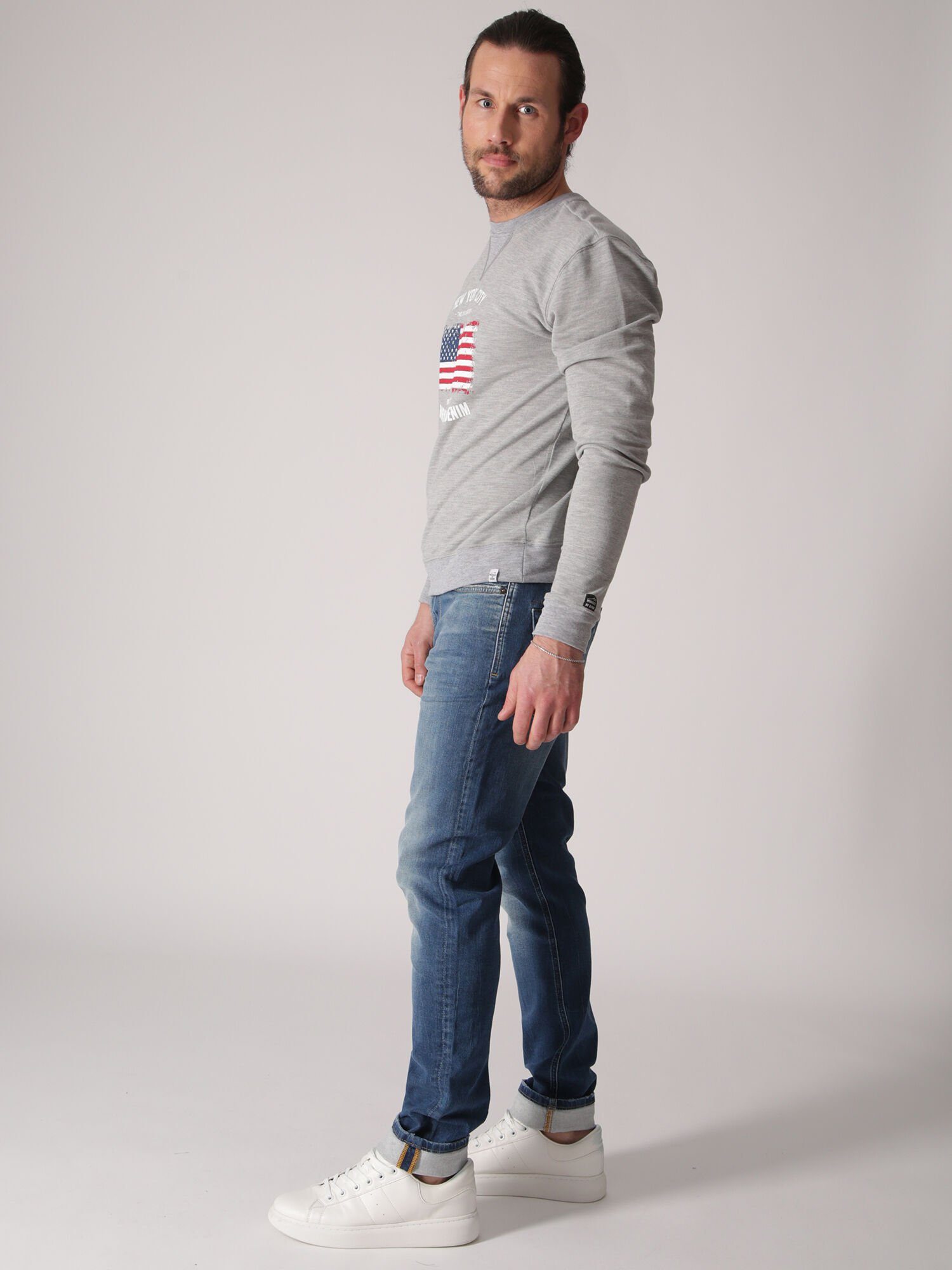 Jogg Five-Pocket-Design Miracle Blue Regular-fit-Jeans im of Cornell Milo Denim