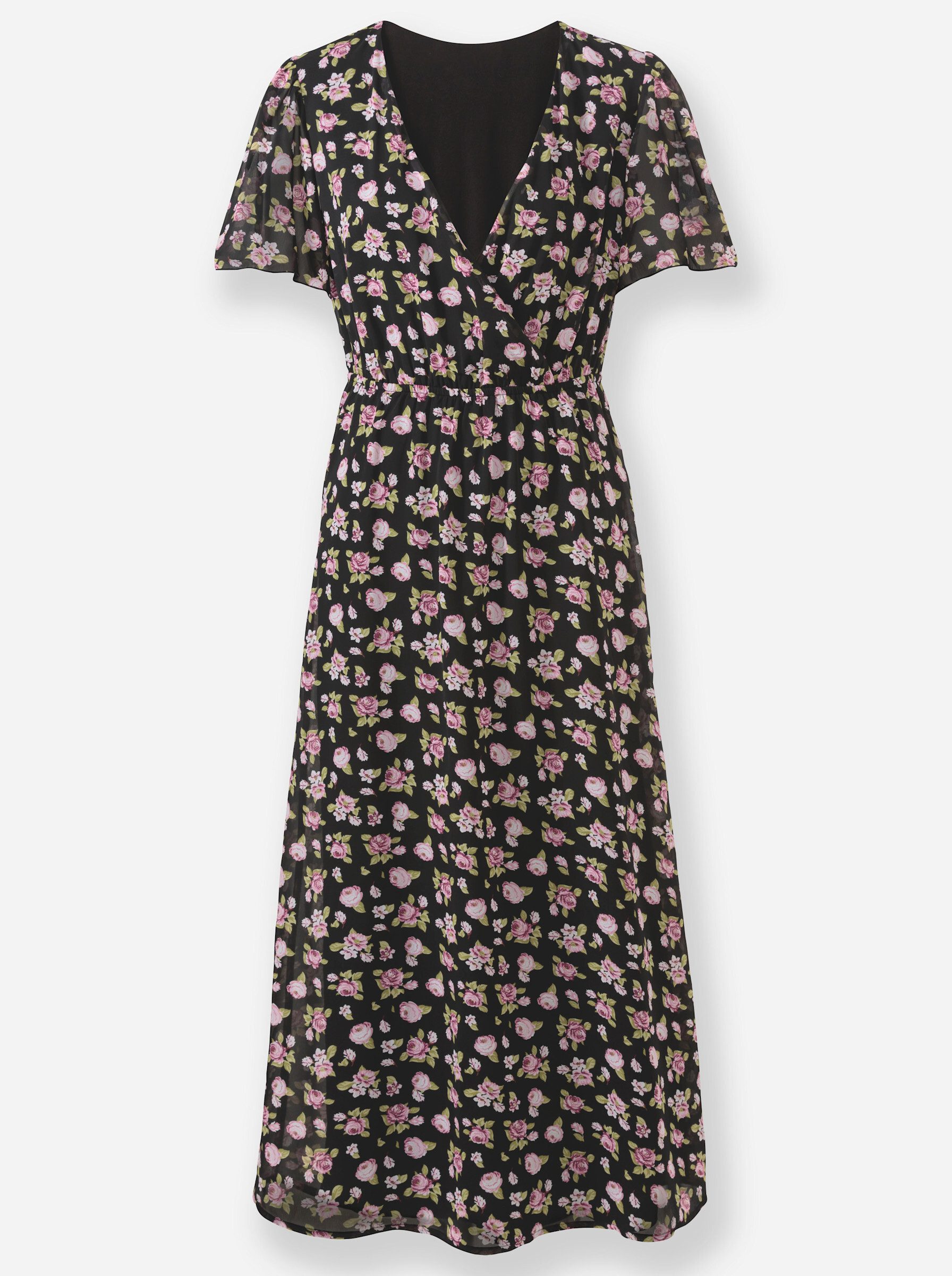 Etuikleid Webkleid Kurzarm