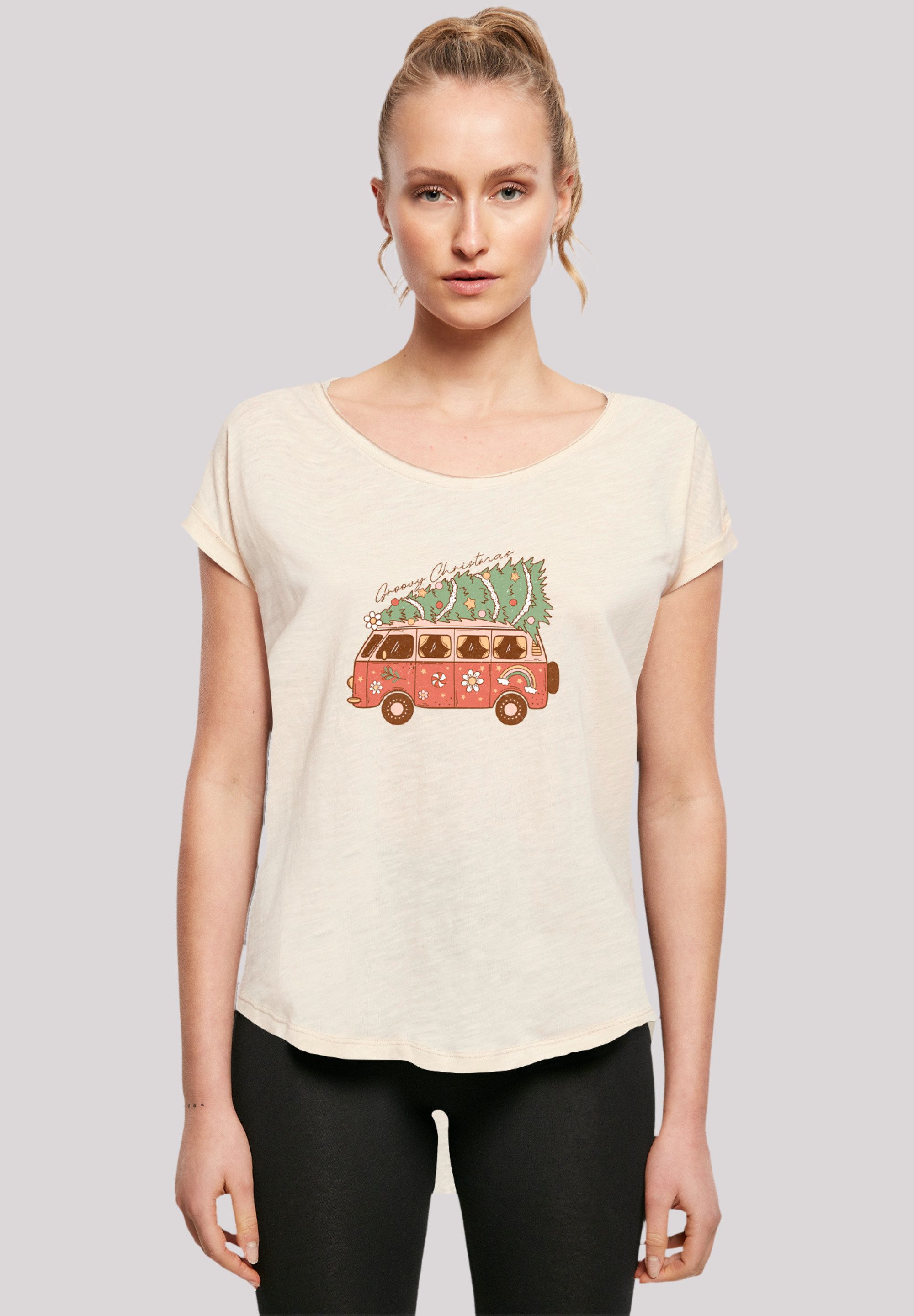 F4NT4STIC T-Shirt Groovy Weihnachten Camper Van günstig online kaufen