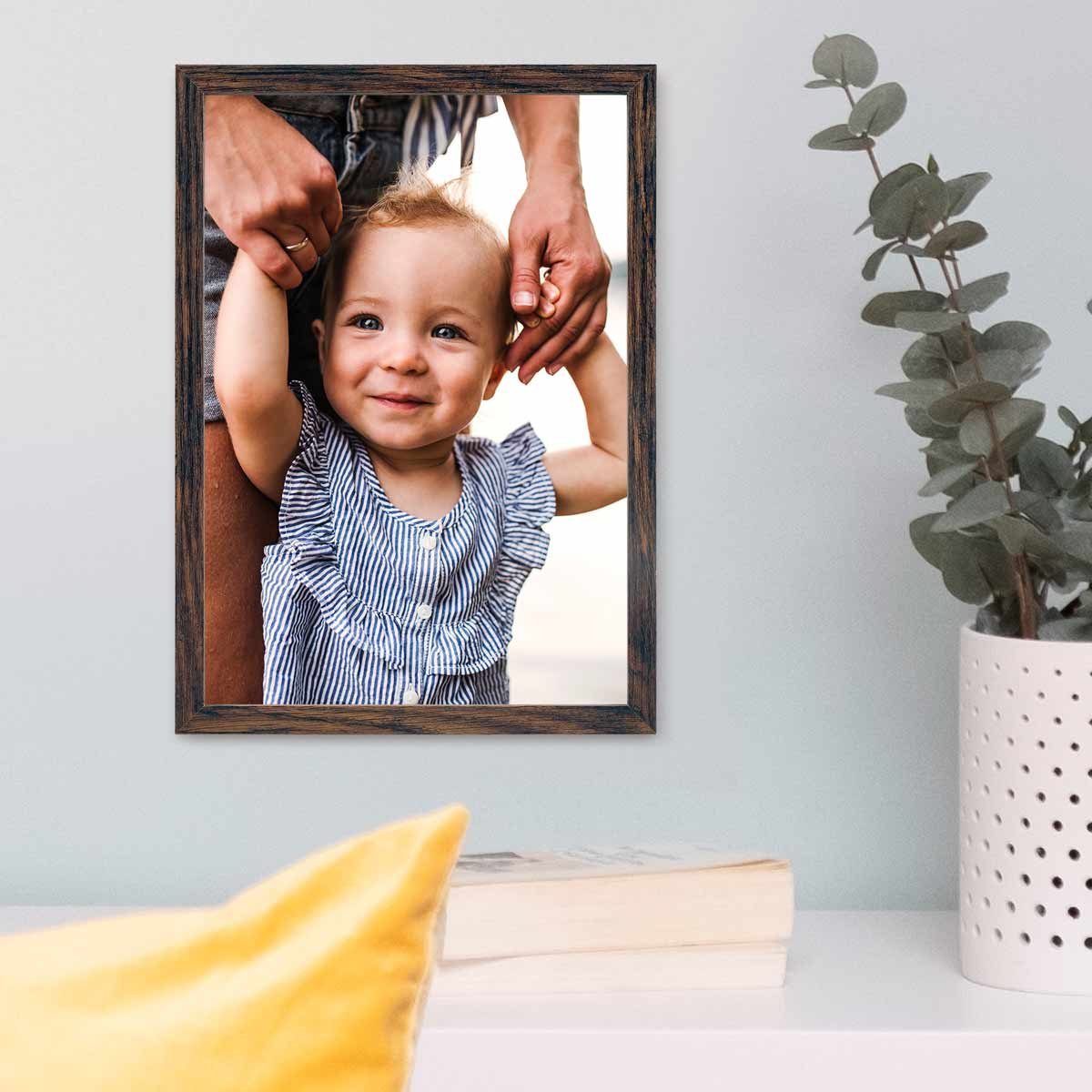 PHOTOLINI Bilderrahmen Poster-Einzelrahmen Modern Schmal günstig online kaufen