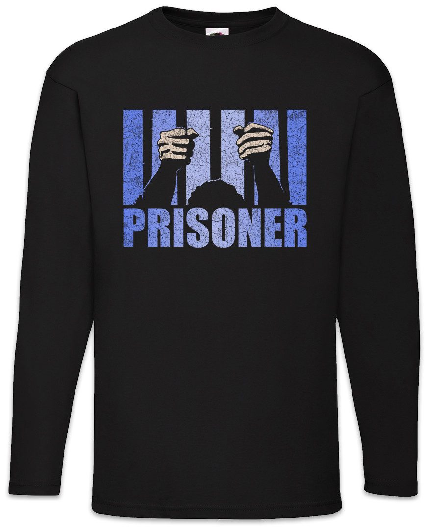 Langarmshirt Prisoner Langarm T-Shirt Prison Jail Gefangener Gefängnis Detention
