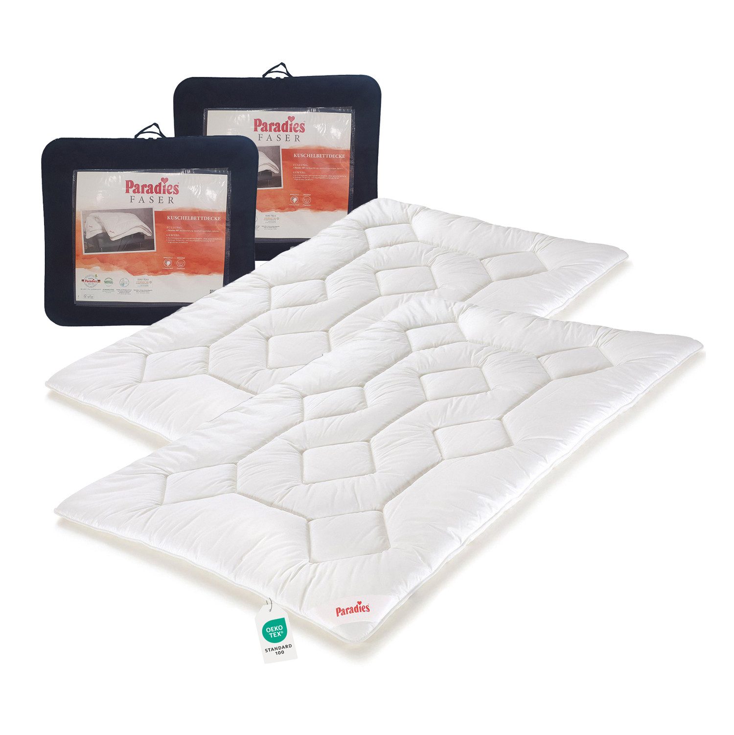 Paradies Kunstfaserbettdecke 2 Stk Paradies Fill Halia Ganzjahresbett warme günstig online kaufen