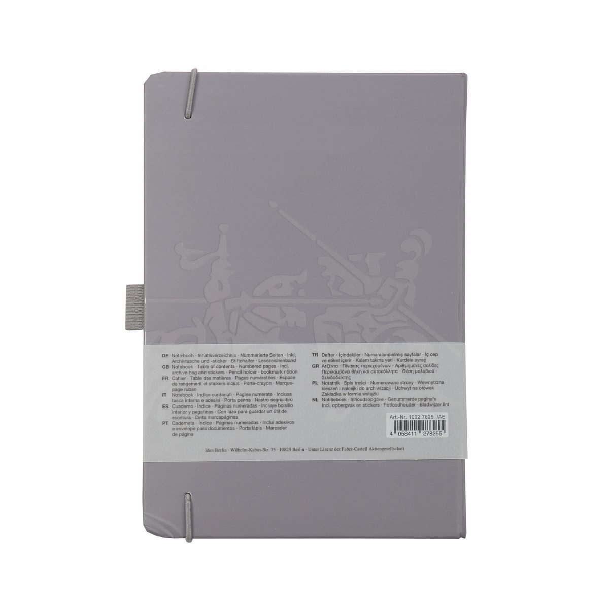 Faber-Castell Notizbuch FABER-CASTELL Notizbuch dunkelgrau 145x210mm