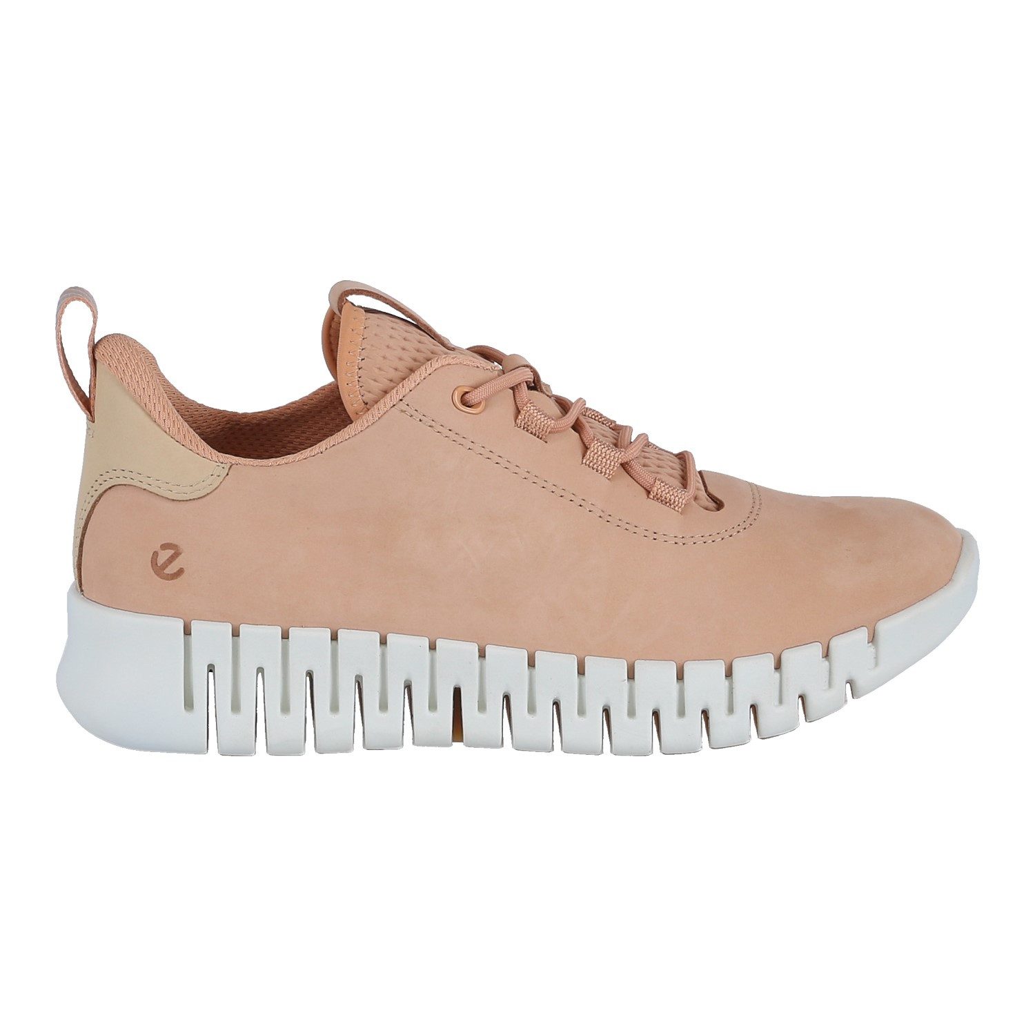 Ecco Gruuv Lea (weiches Nappaleder) hellbraun Damen Sneaker