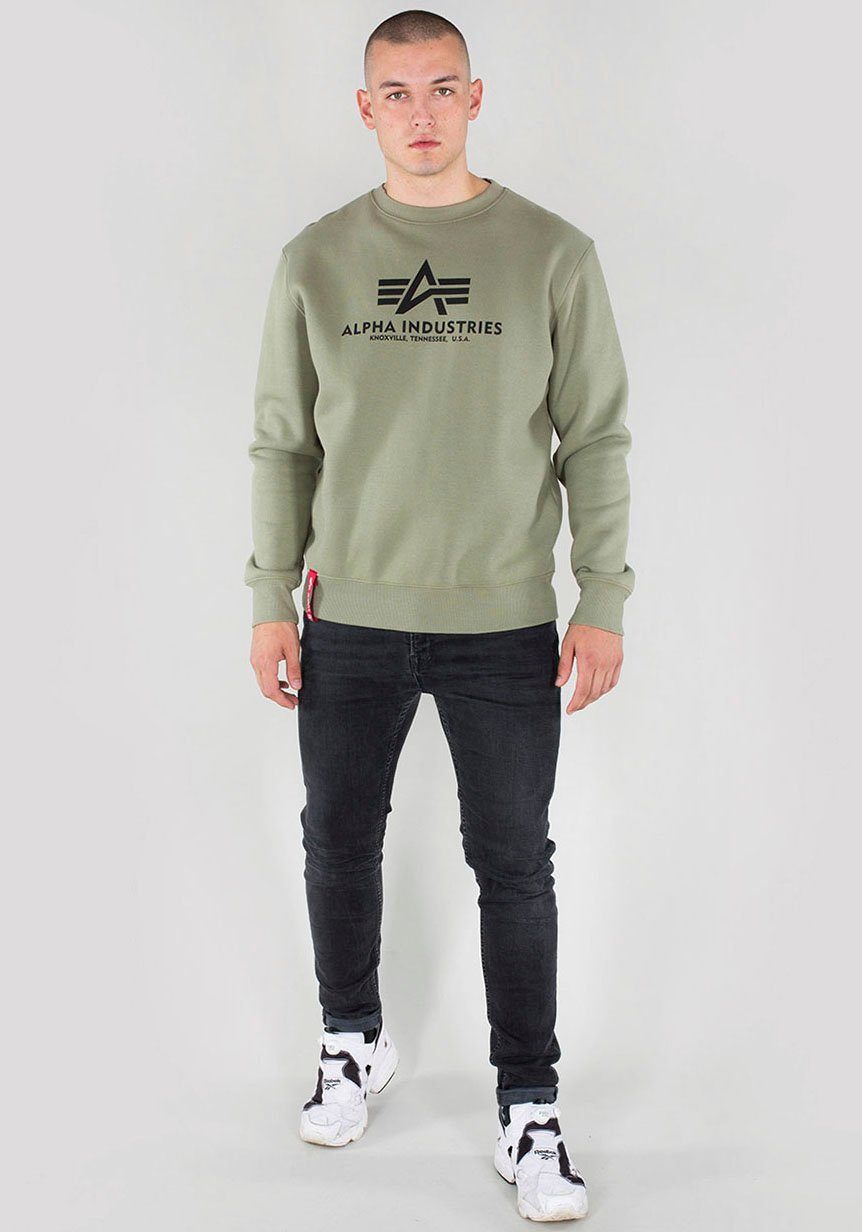 Basic olive Industries Sweater Sweatshirt Alpha