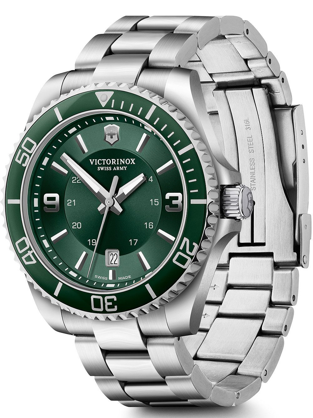 Victorinox Quarzuhr Victorinox 241934 Maverick Large Herrenuhr 43mm 10ATM Victorinox 241934 Maverick Large Herrenuhr 43mm 10ATM