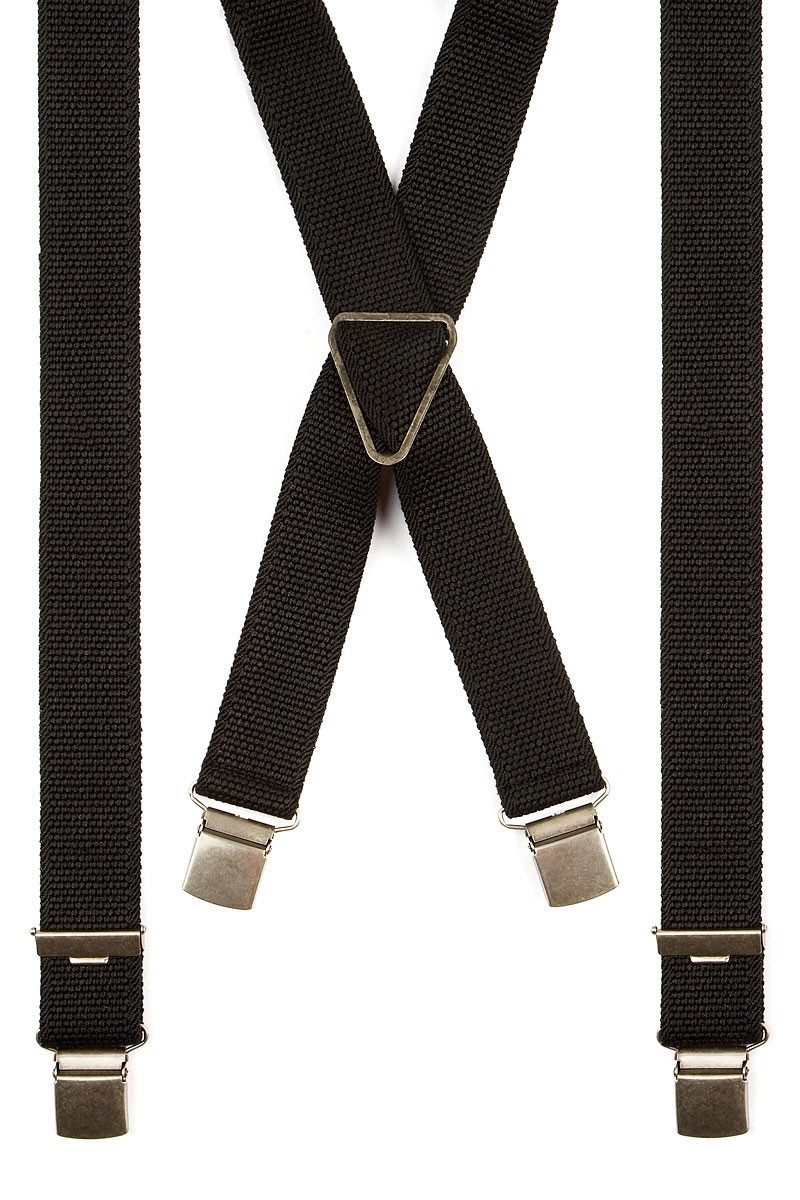 Luise Steiner Trachtenlederhose Trachten Hosenträger - JAGD - schwarz