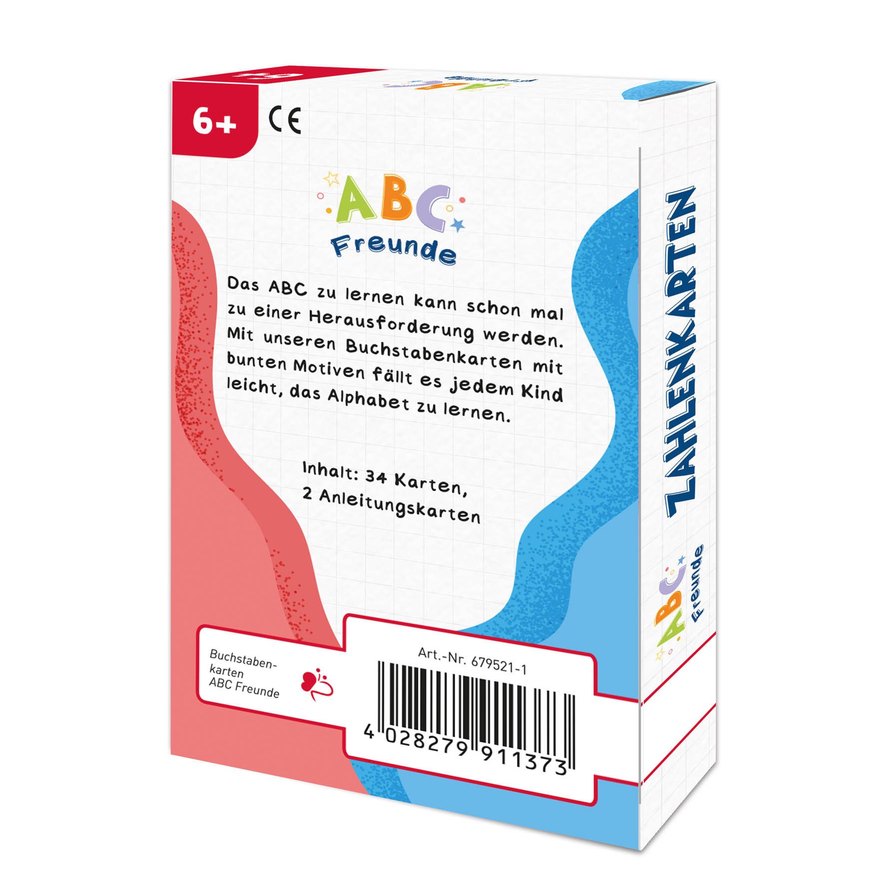 Roth Schultüte Lernkarten "ABC Freunde" Buchstaben, Verschluss