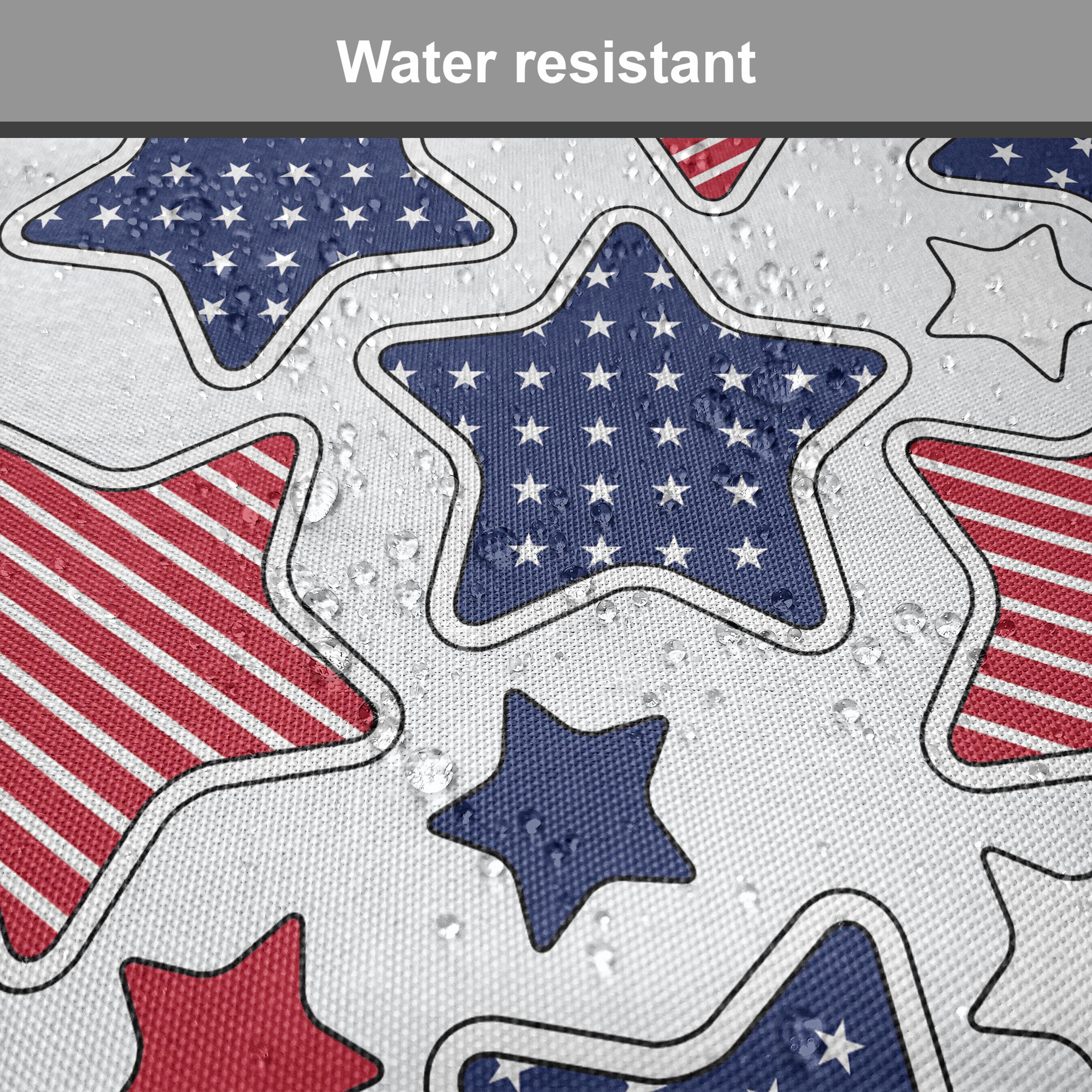Muster Stuhlkissen 4. wasserfestes Dekoratives Riemen Küchensitze, USA mit Juli Grunge Kissen für Abakuhaus