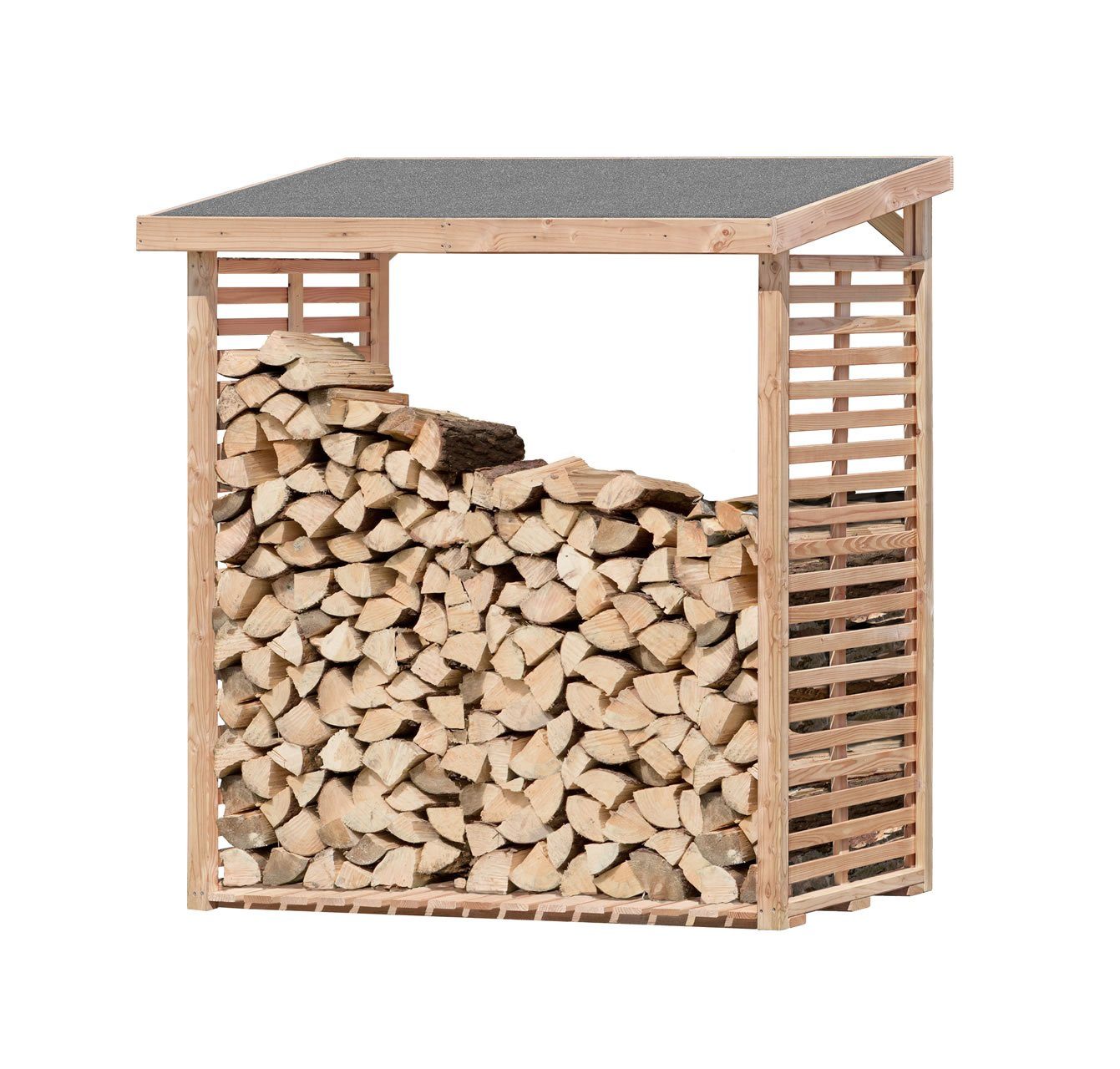 Kaminholzregal L, (13-St) Kaminholzregal cm, BxTxH:200x75x200 Mega-Holz KAMO