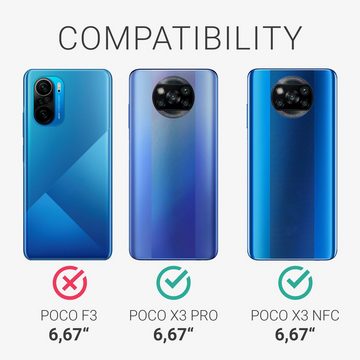 kwmobile Handyhülle Hülle für Xiaomi Poco X3 NFC / Poco X3 Pro, TPU Silikon Handy Schutzhülle Cover Case - Zwei Farben Design