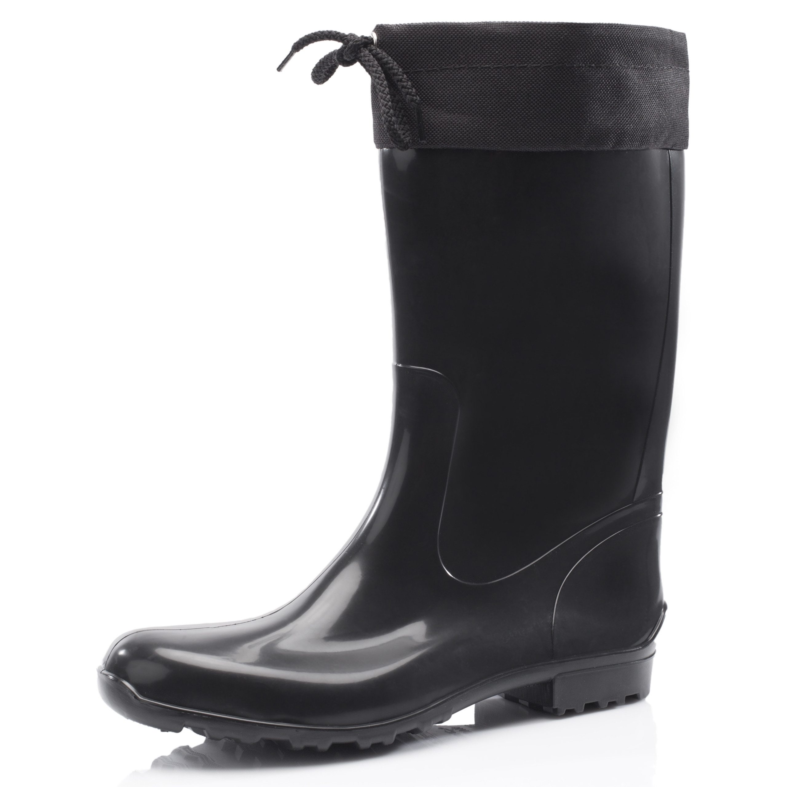 Ladeheid Damen Gummistiefel mit Stulpe LA-968 Gummistiefel