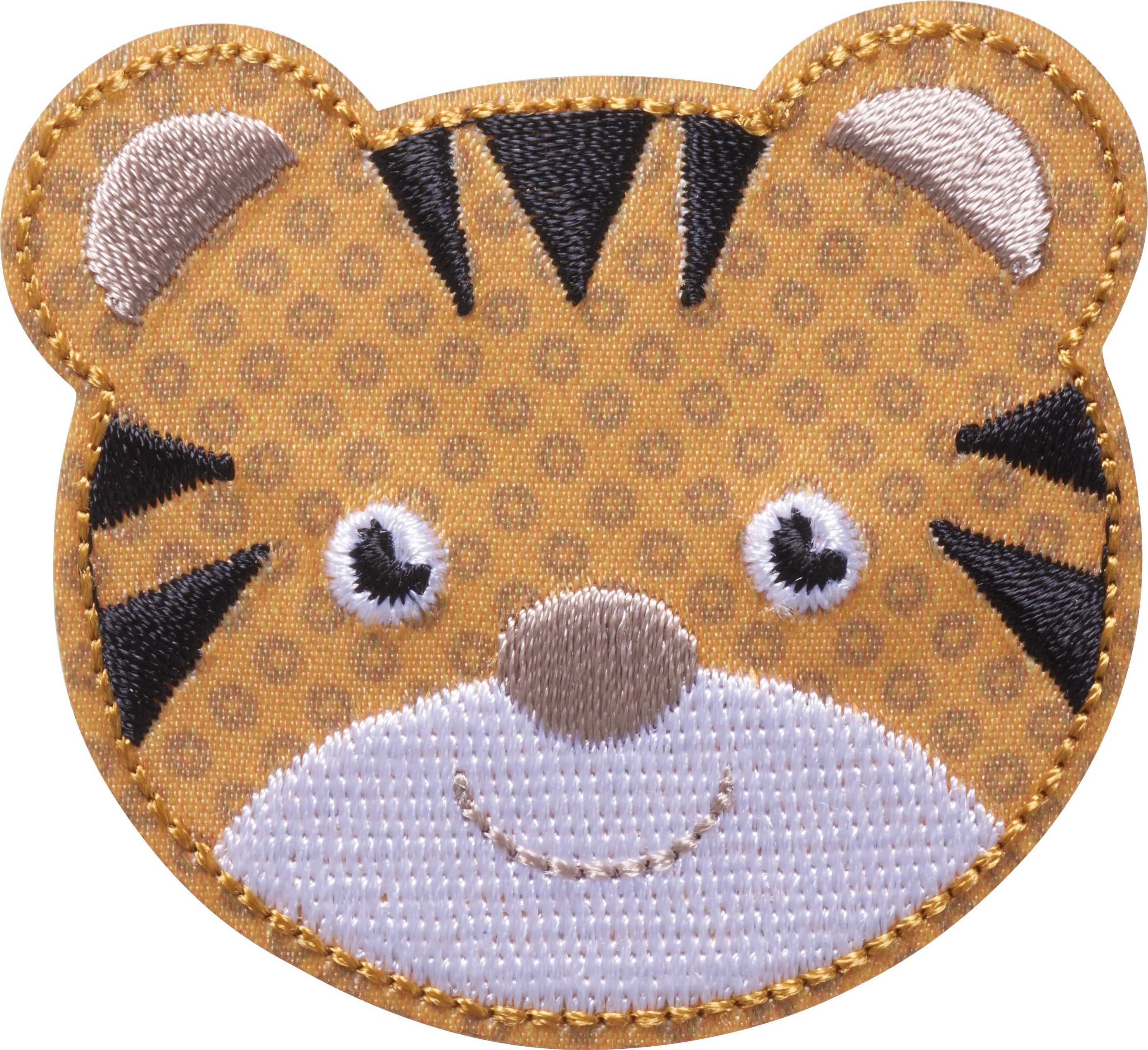BeaLena Aufnäher Tiger, Ø ca. 5,2 cm