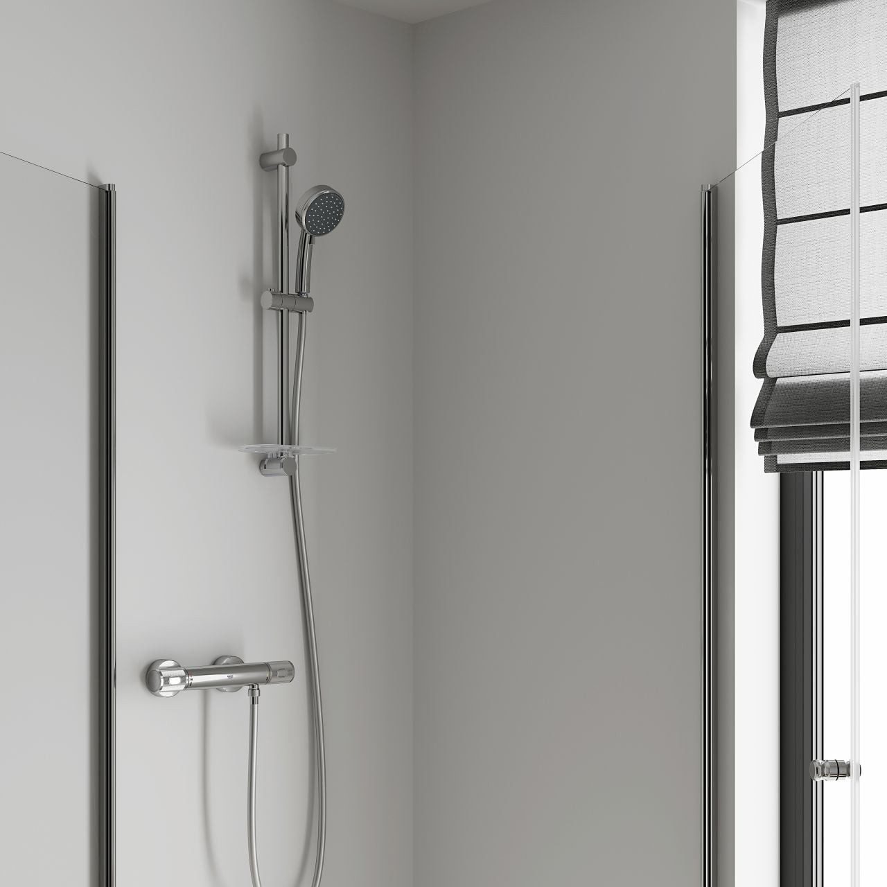 Grohe Duscharmatur Grohe Precision Feel Thermostat-Brausebatterie
