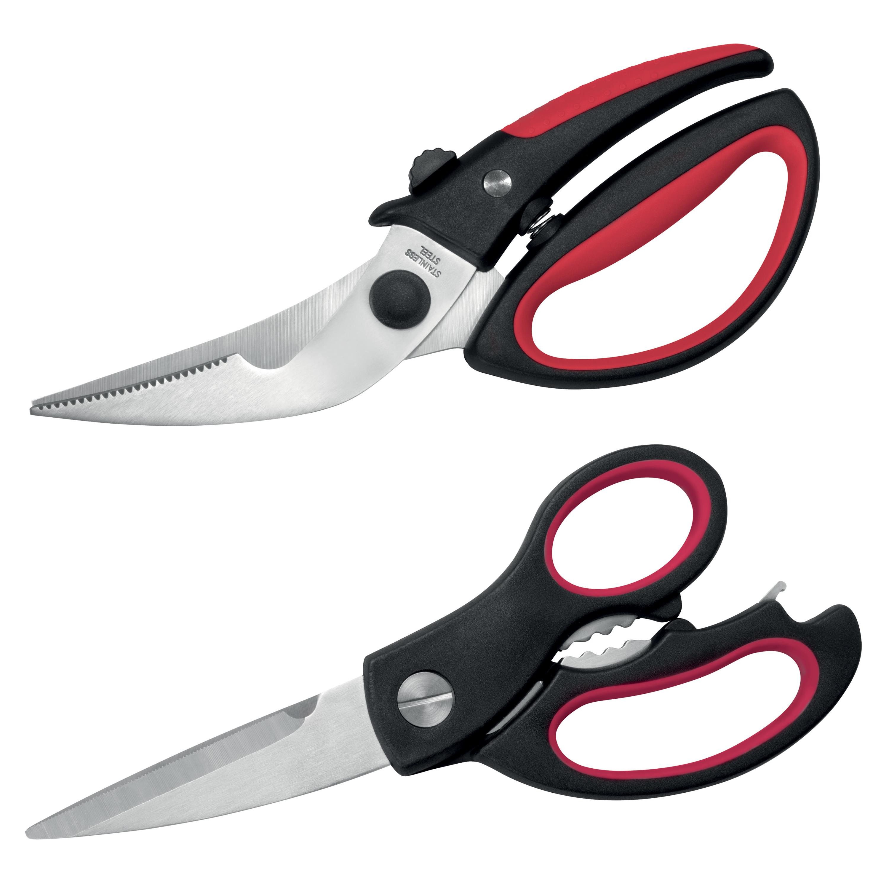 bremermann Ножницы-Set Ножницы для птицы und Haushaltscheren Set 2tlg., rot