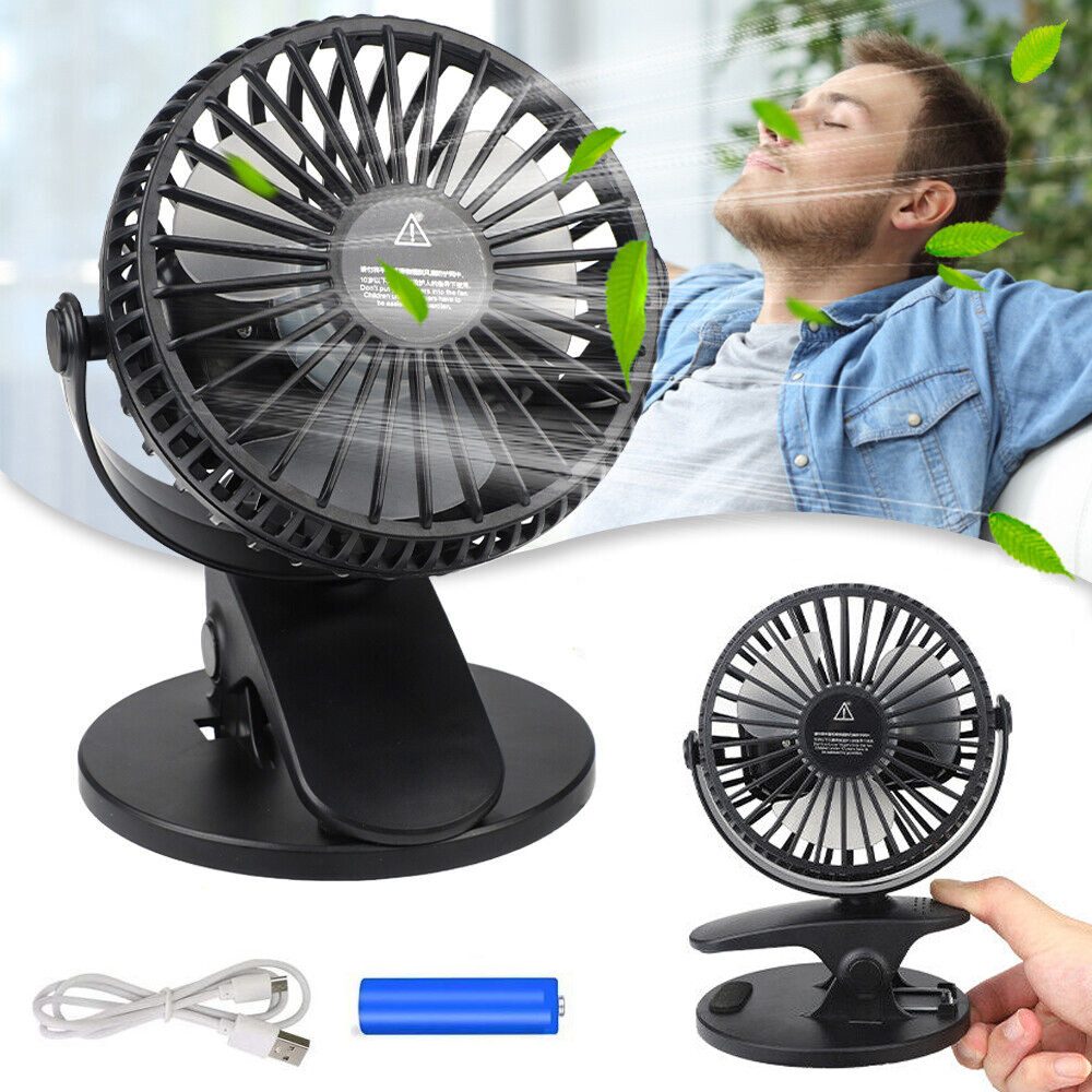 BlingBin Mini USB-Ventilator Clip Ventilator Tischventilator günstig online kaufen