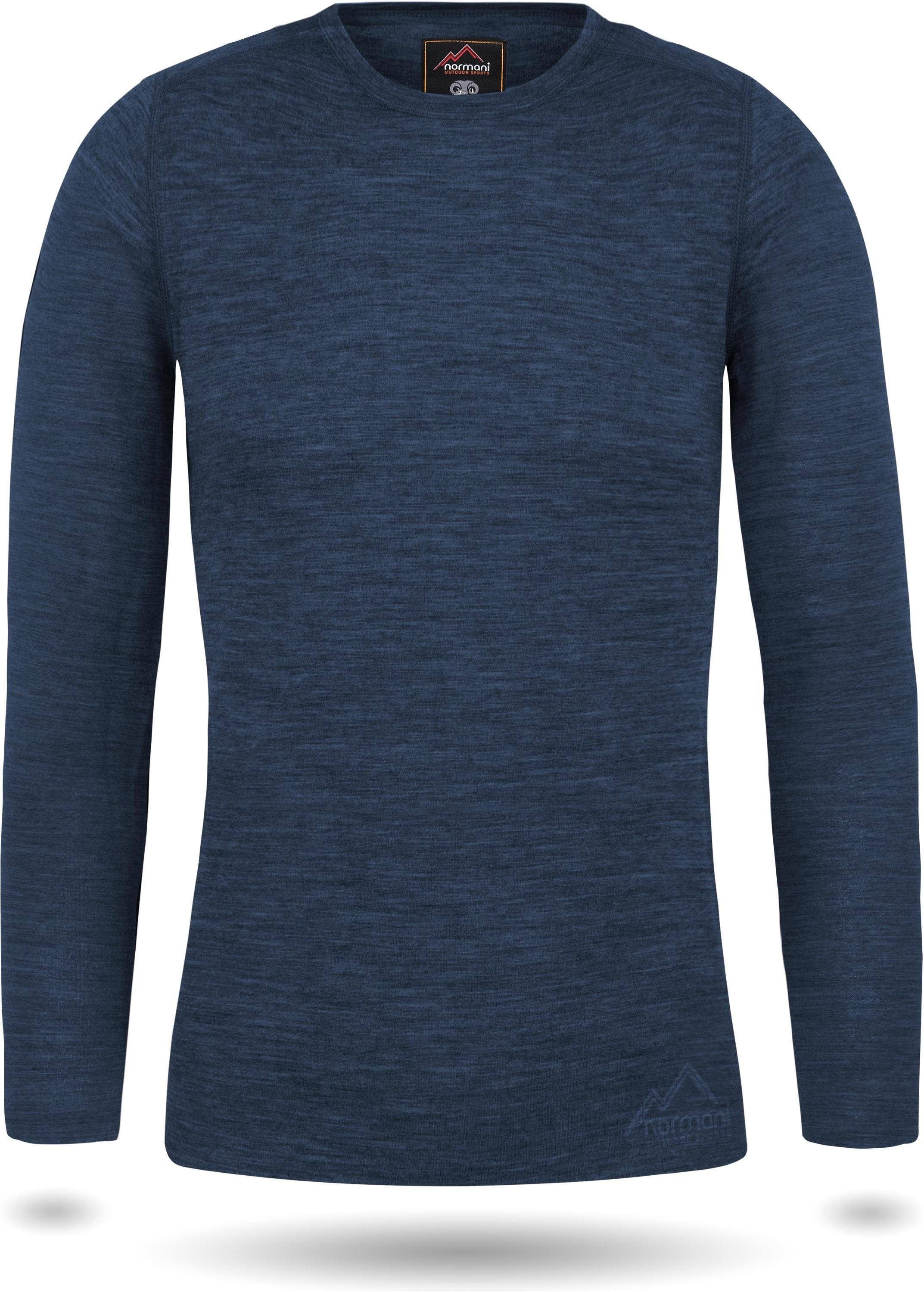 normani Langarmshirt »Damen Merino Langarm-Shirt Mandurah« Ski-Unterwäsche  Rundhals Merino Pullover Unterhemd - 100 % Merinowolle online kaufen | OTTO
