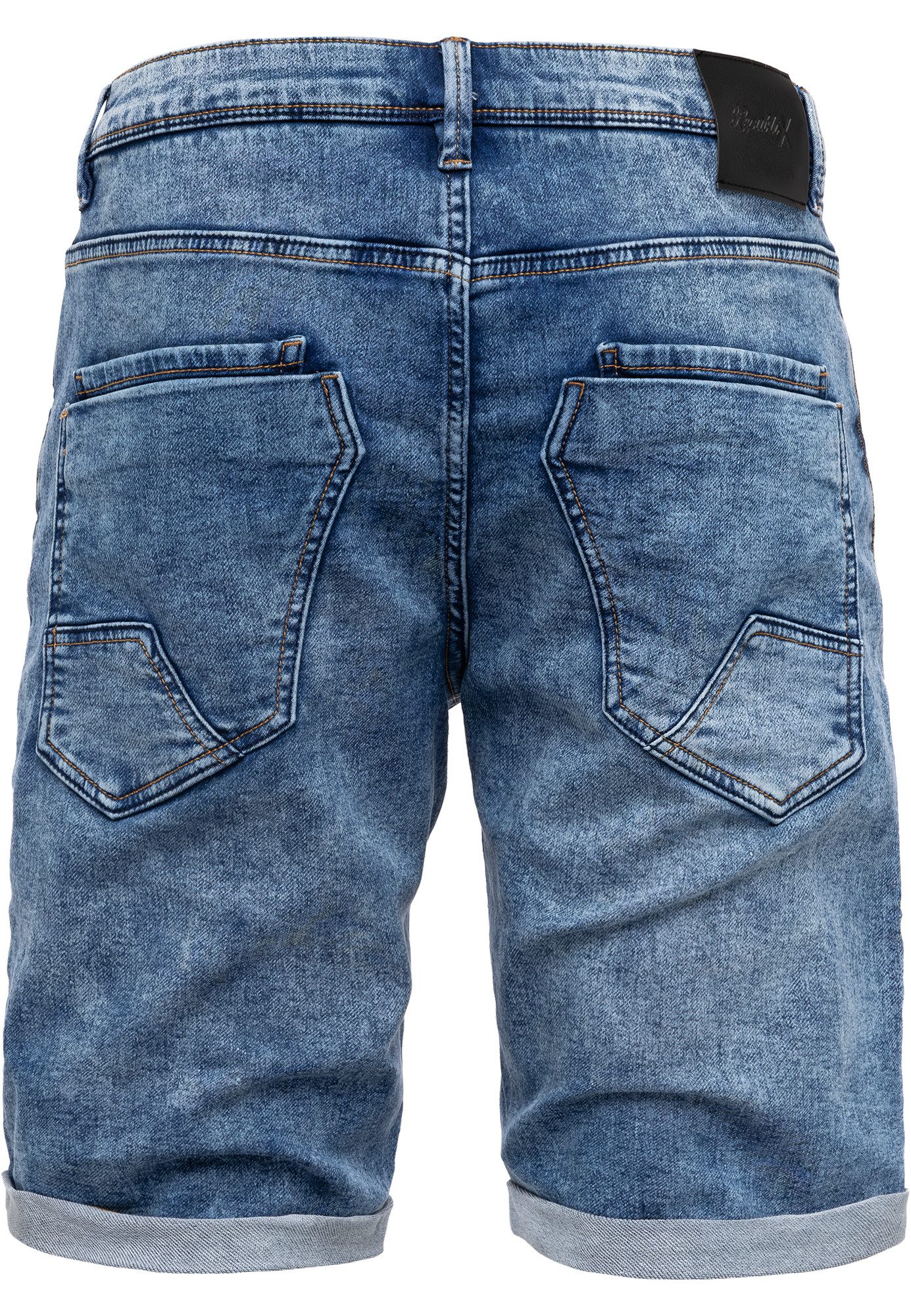 REPUBLIX Jeansshorts TODD Herren Bermuda Jeans Short Hose Regular Fit günstig online kaufen