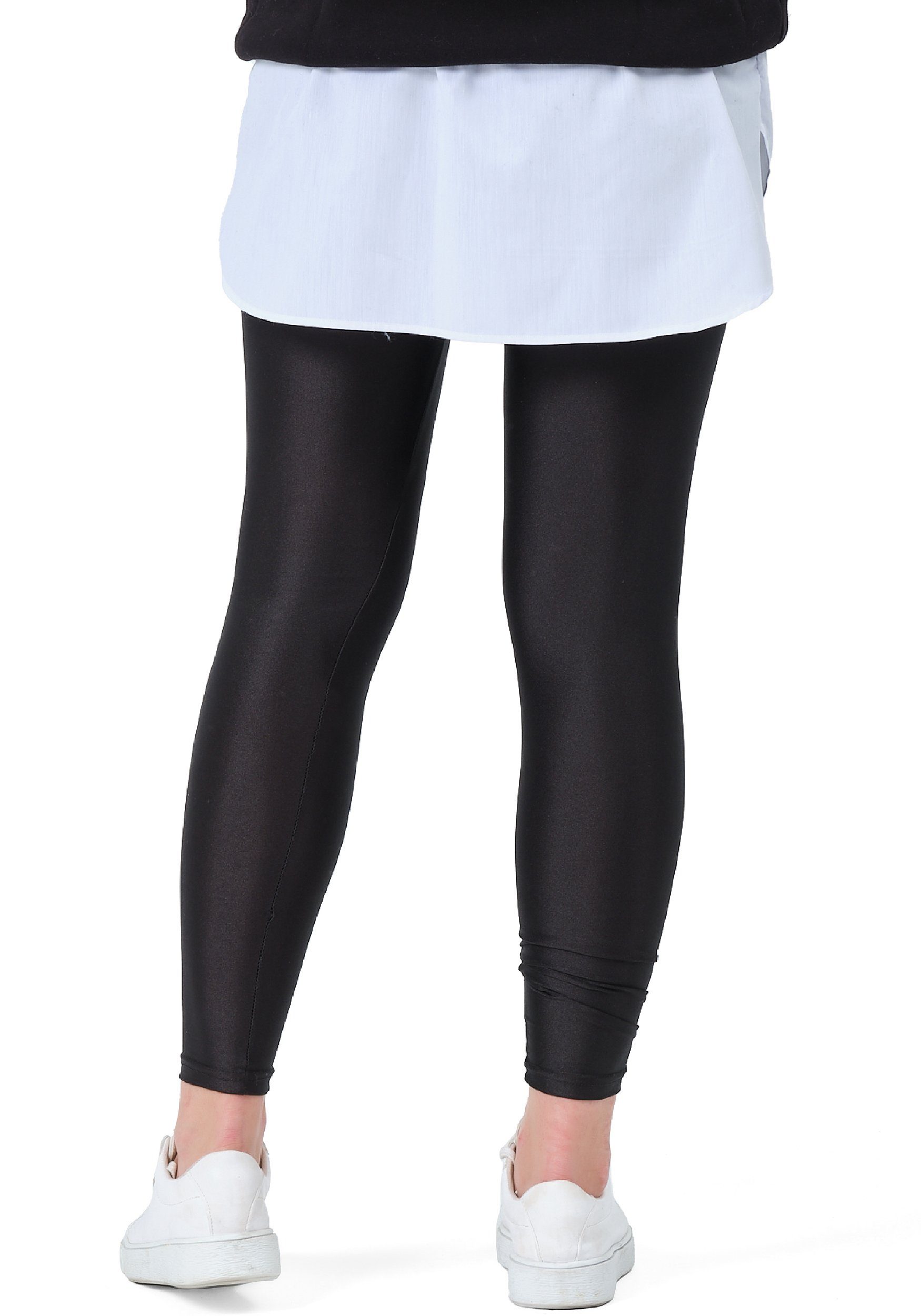 BLACKROCK Unterrock Damen Blusenrock Saum Verlängerung (1-tlg) mit Elastikbund, in Unifarbe mini Rock