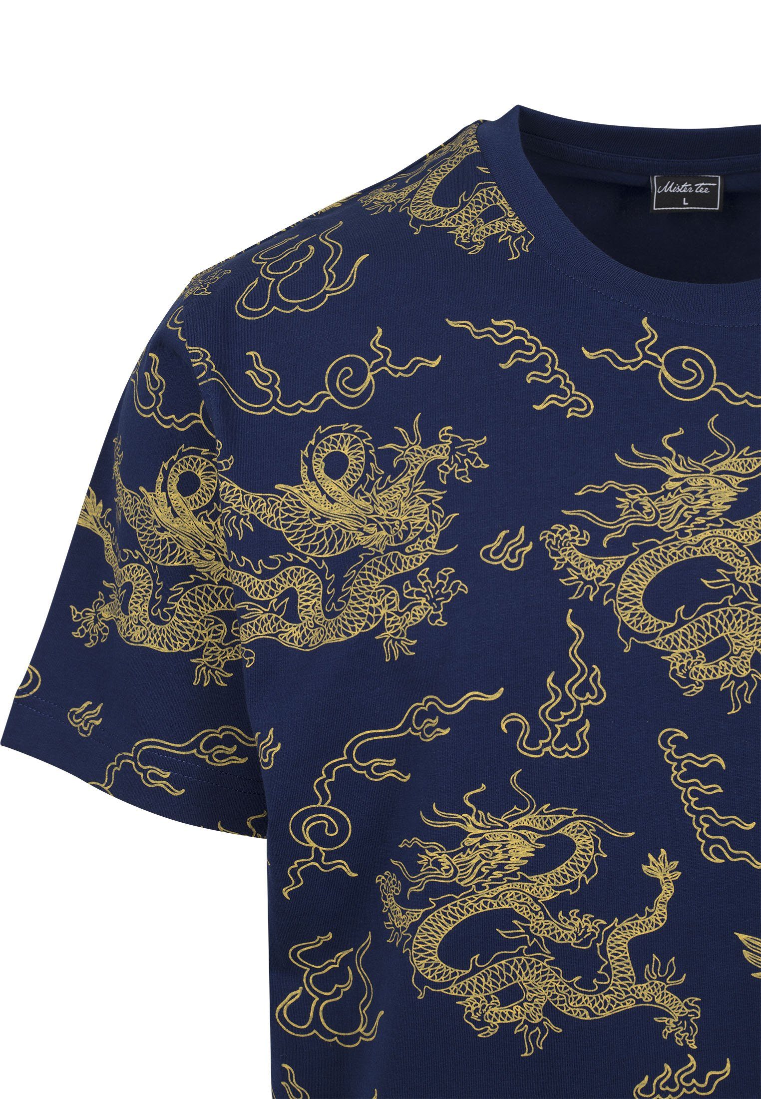 Dragon MisterTee navy (1-tlg) T-Shirt Tee Herren