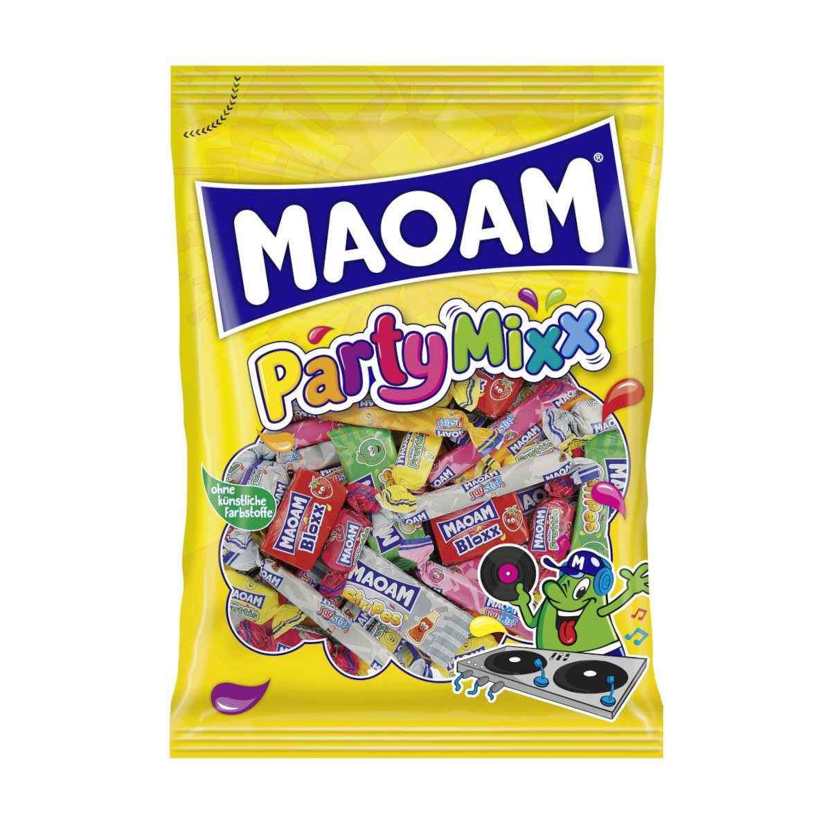 HARIBO Süßigkeit, Haribo Maoam Party Mixx fruchtige Kaubonbon-Mischung Packung 1000g