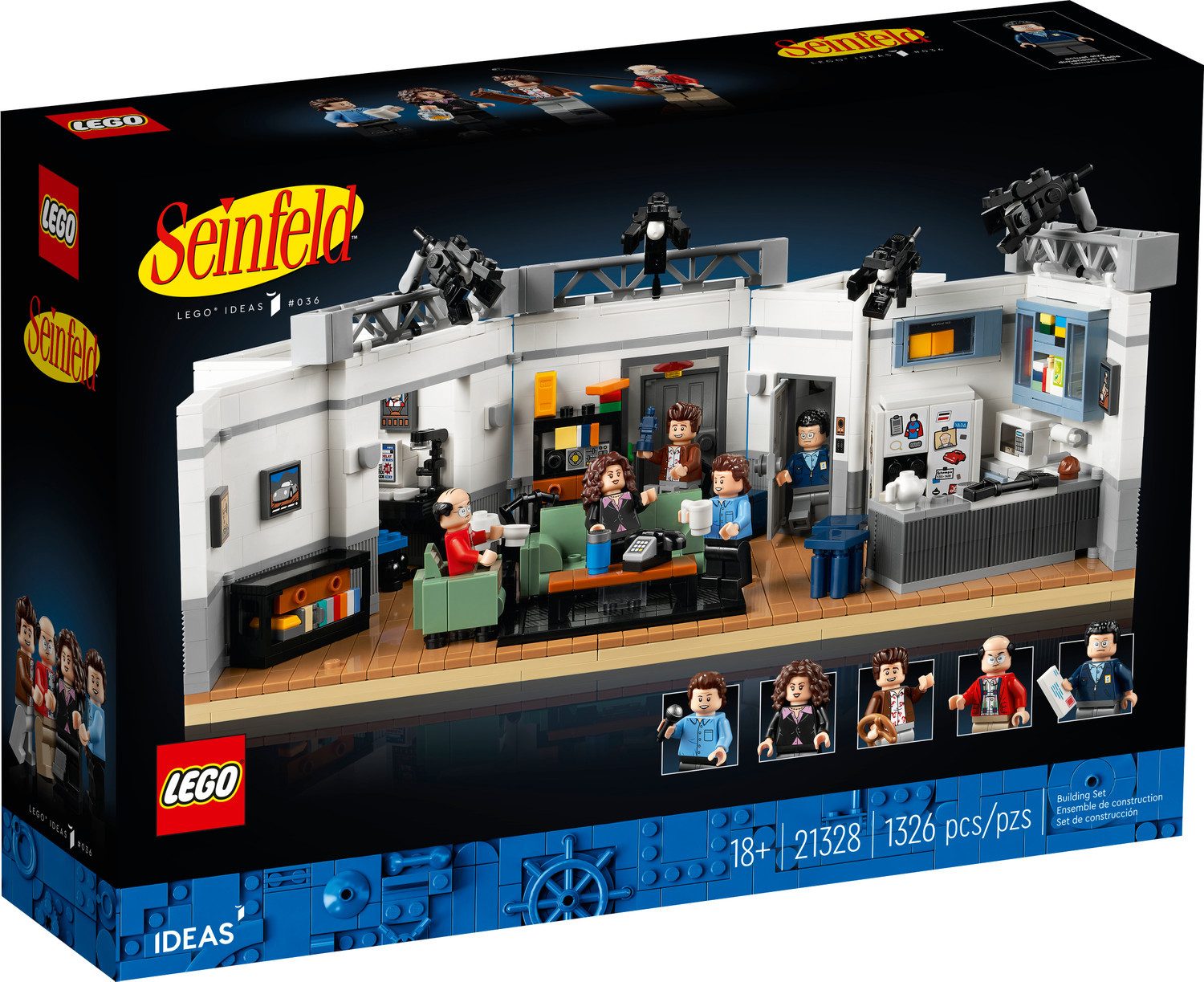 LEGO® Ideas 21328 Seinfeld Spielbausteine, (Set, 1326 St., Set)