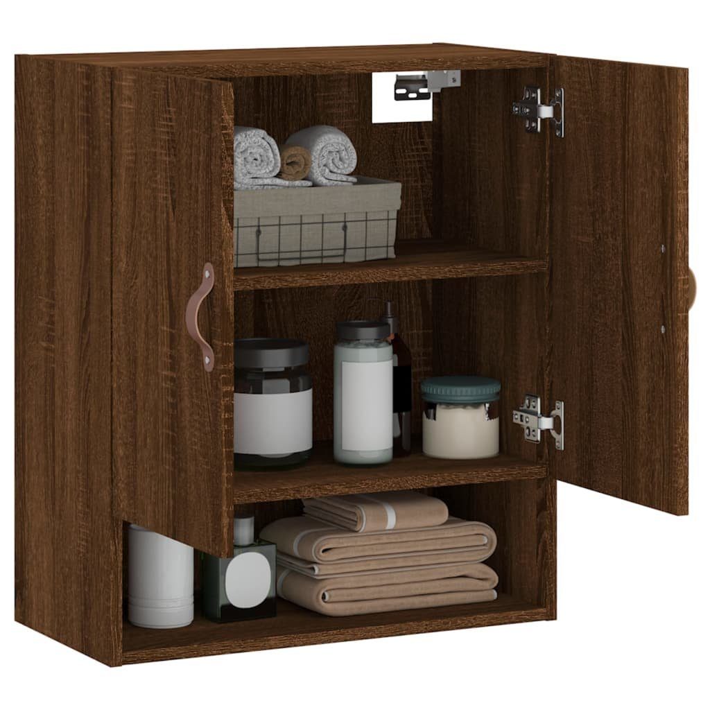 Fächerschrank Eiche Braun Eichen-Optik Holzwerkstoff cm Braune 60x31x70 vidaXL Wandschrank (1-St)