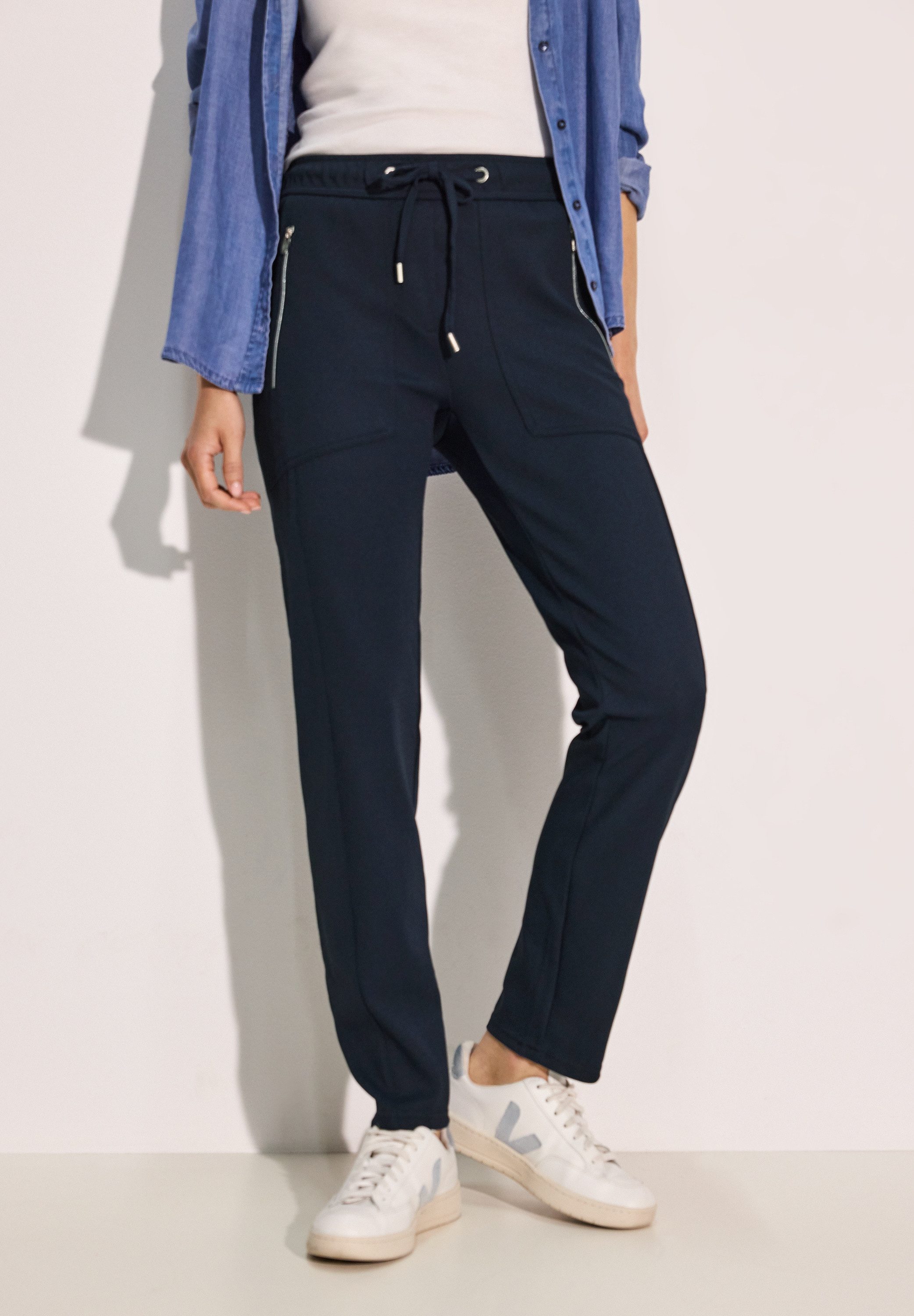 CECIL Homewearhose Style Tracey mit Struktur günstig online kaufen