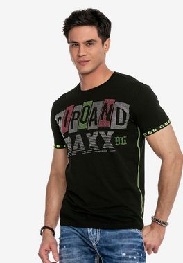 Cipo & Baxx T-Shirt in extravagantem Look