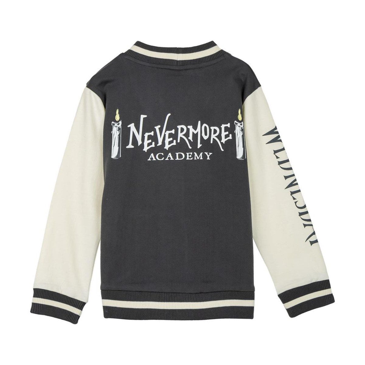 Cerda Collegejacke Wednesday Jacke Baseballstil Kinder Baumwoll Übergangsjacke