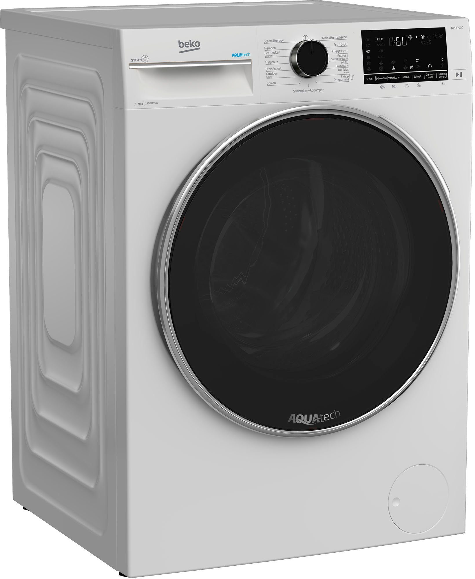 Hygien U/min, B5WFT594138W, + 9 (allergikergeeignet) Waschmaschine kg, BEKO 1400