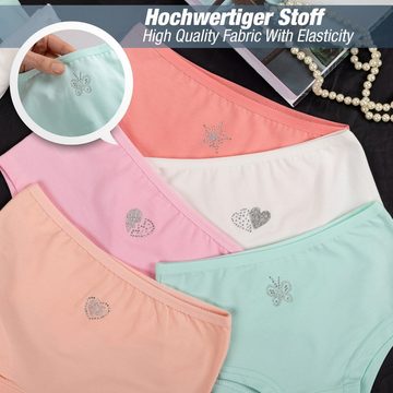 LOREZA Panty 10er Set Mädchen Pantys - Strass - Mehrfarbig (Spar-Packung, 10-St)