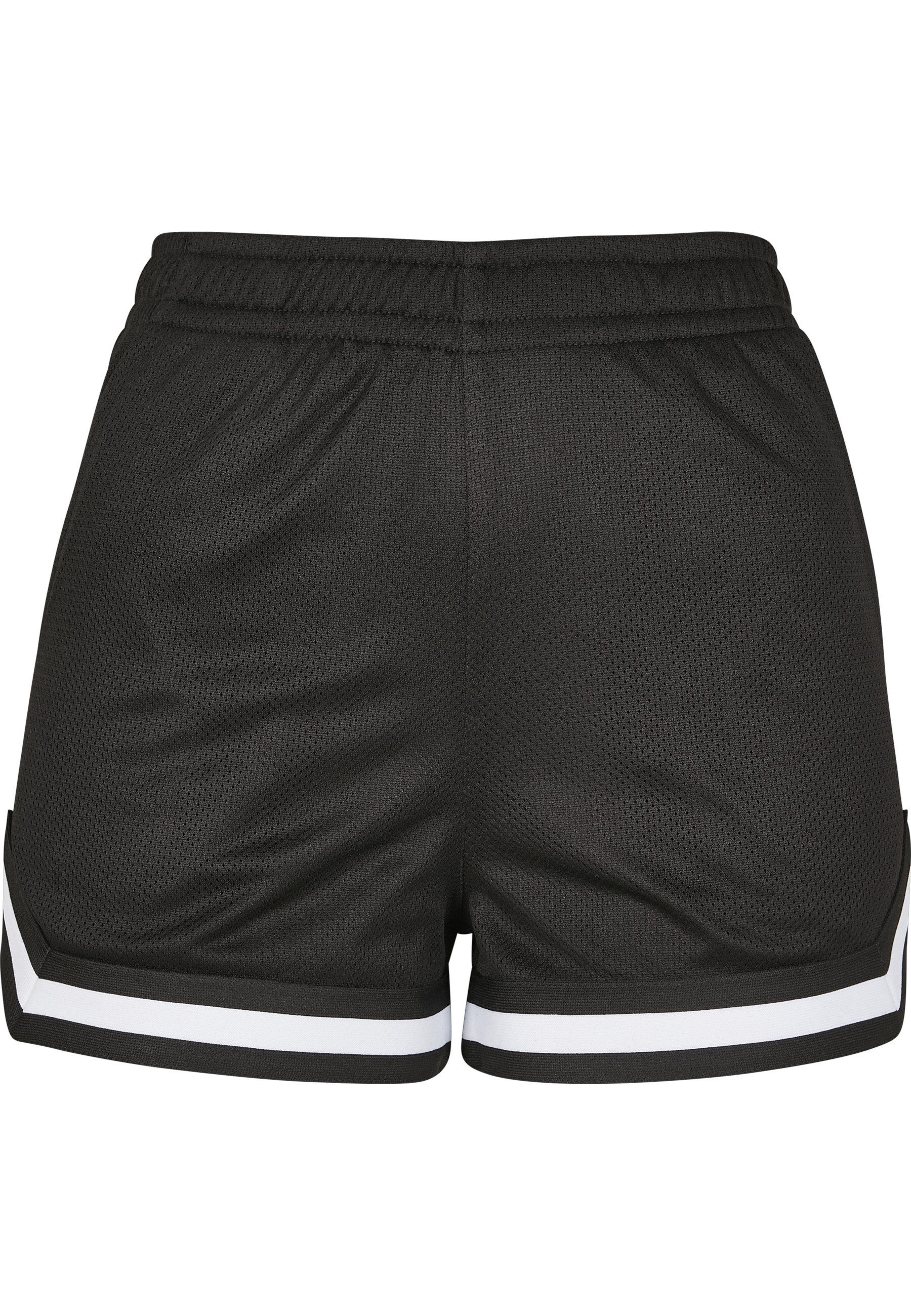 Stoffhose Urban Classics Damen Ladies Stripes Mesh Hot Pants