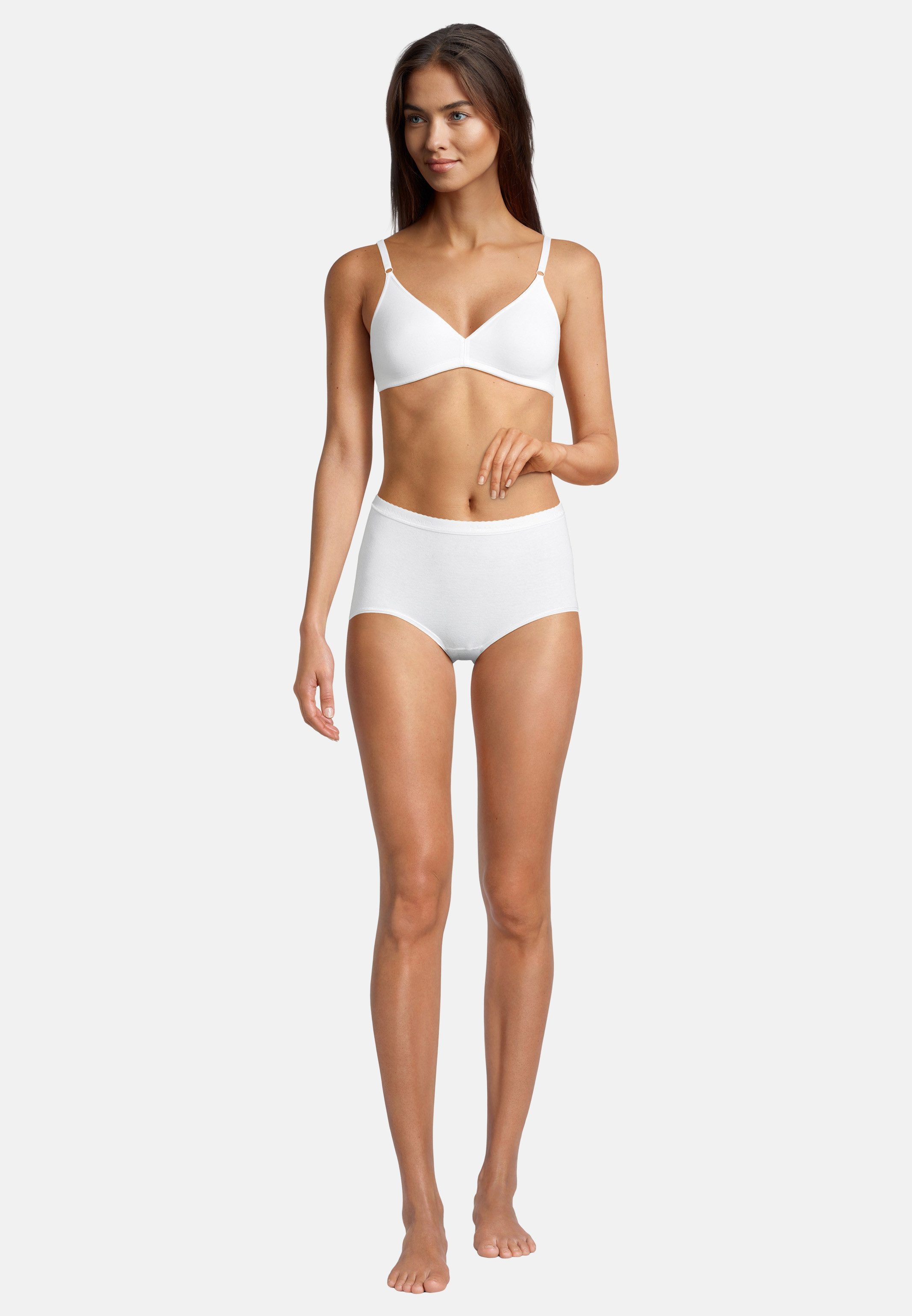 Nina Von C. Taillenslip 6er Pack Slipboutique (Spar-Set, 6-St) Taillen Slip - Baumwolle - Atmungsaktiv