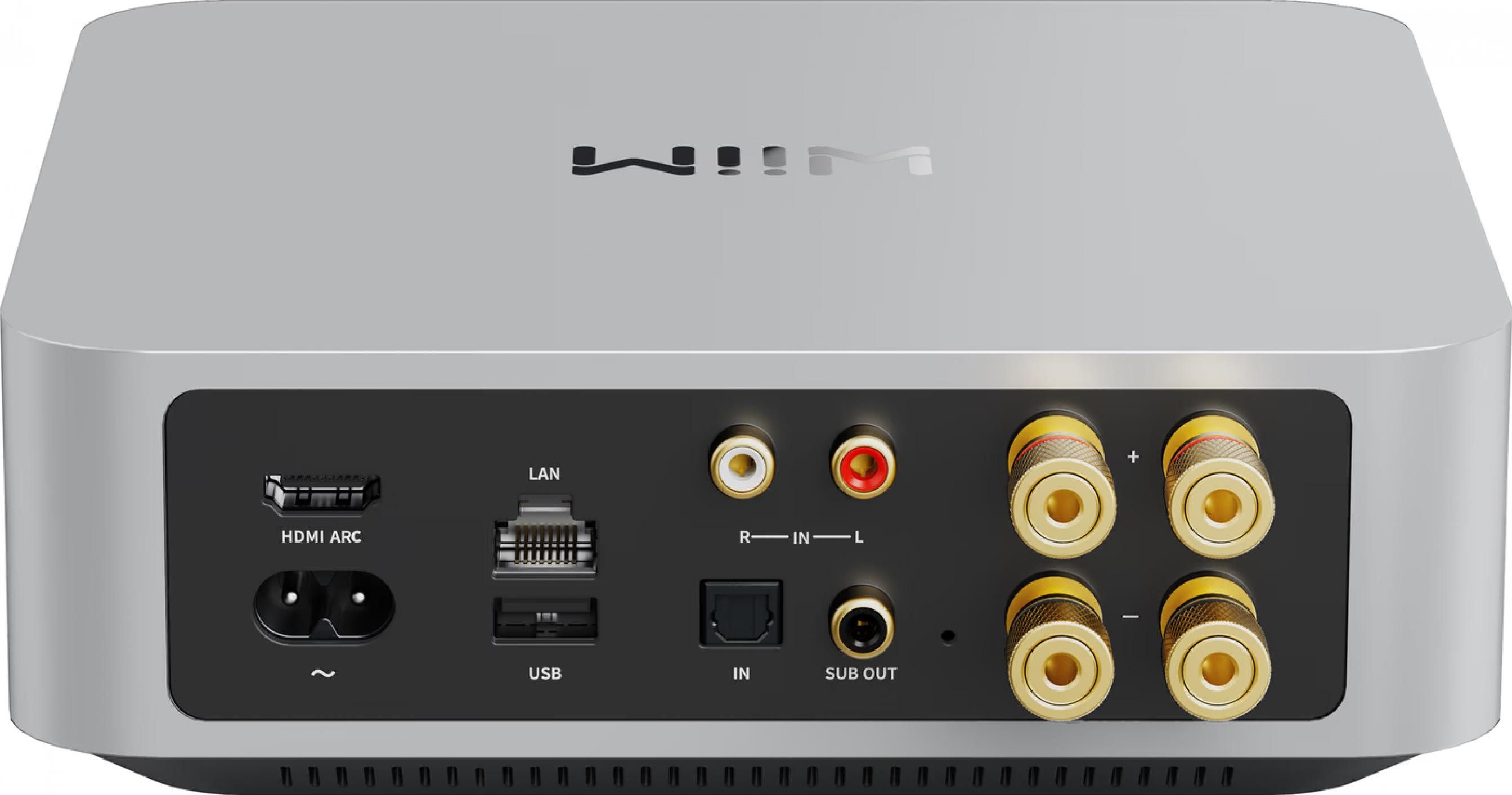 WiiM Amp Silber