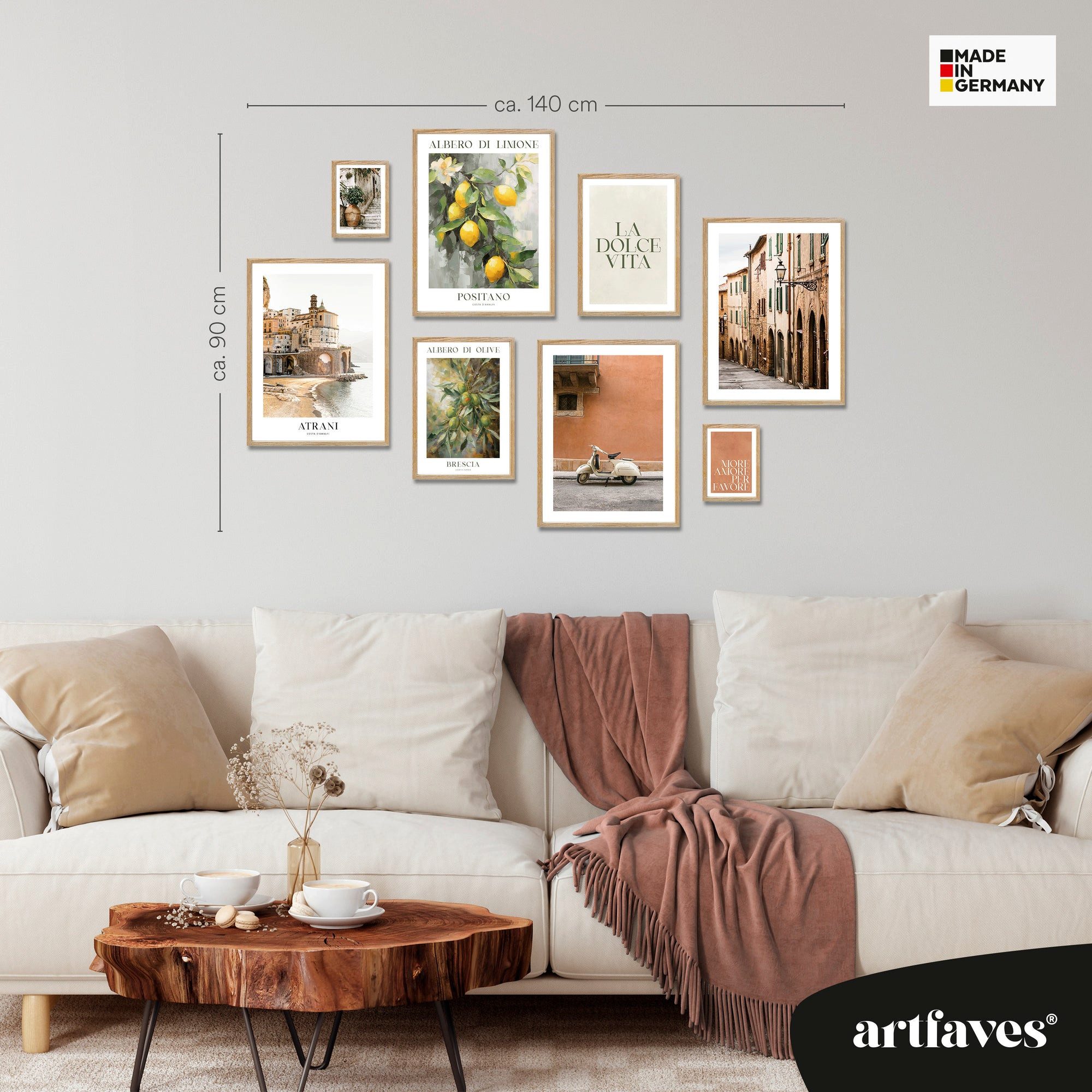 ARTFAVES Bilder-Collage Poster Set - LA günstig online kaufen