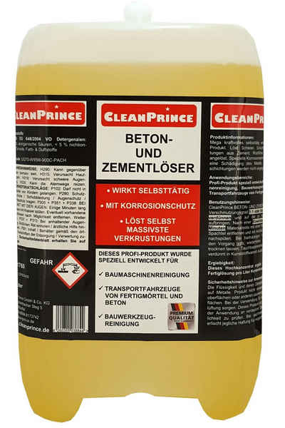 CleanPrince Betonlöser + Zementlöser Konzentrat säurehaltig Reinigungskonzentrat (säurehaltiges Konzentrat)