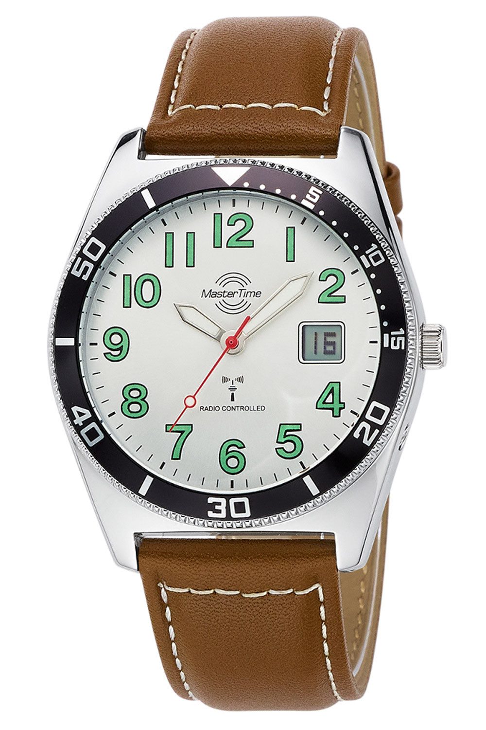 MASTER TIME Funkuhr Funk Super Power Braun günstig online kaufen