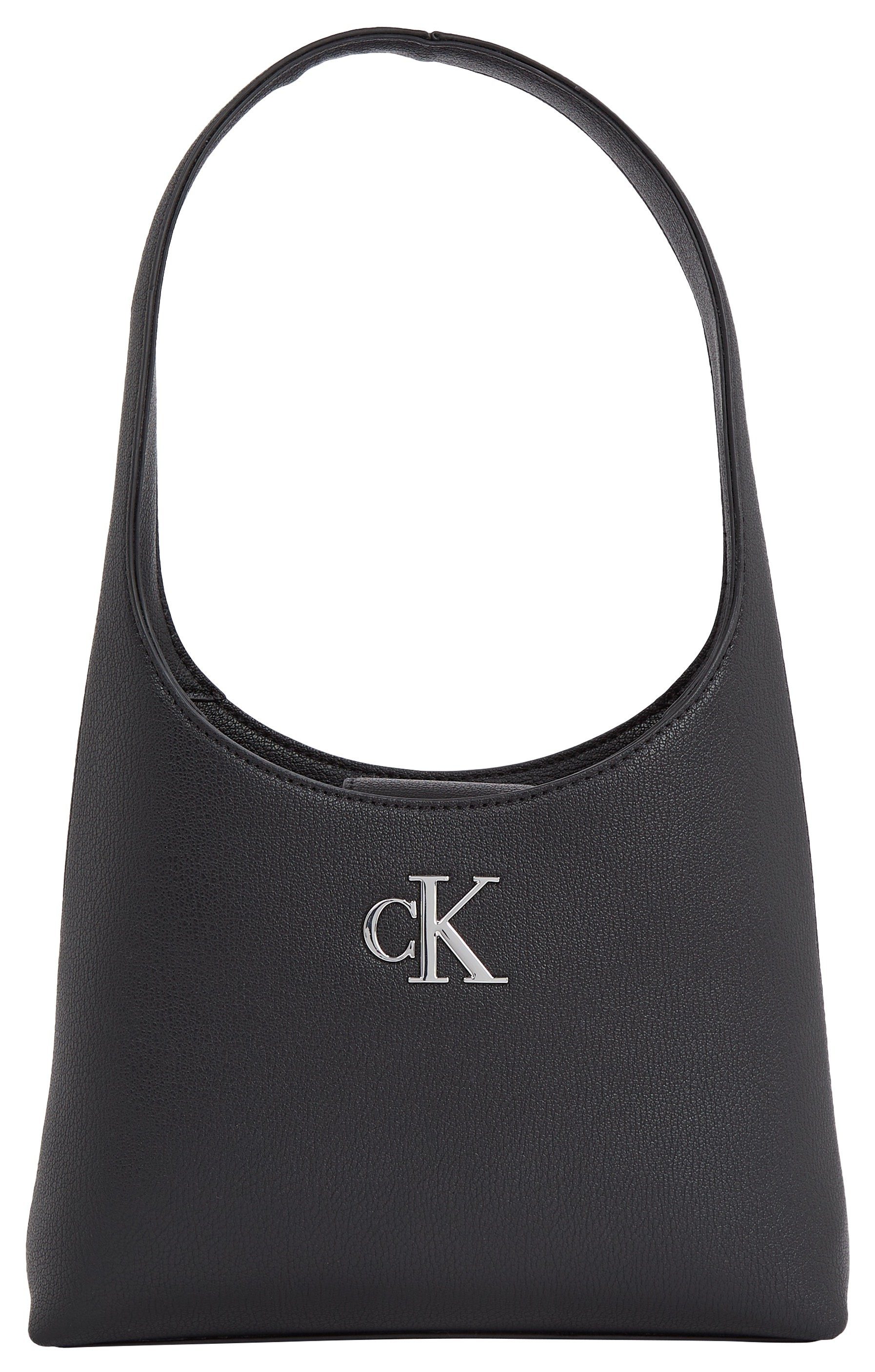 Calvin Klein Jeans Schultertasche MINIMAL MONOGRAM SHOULDER BAG, mit Markenemblem vorne
