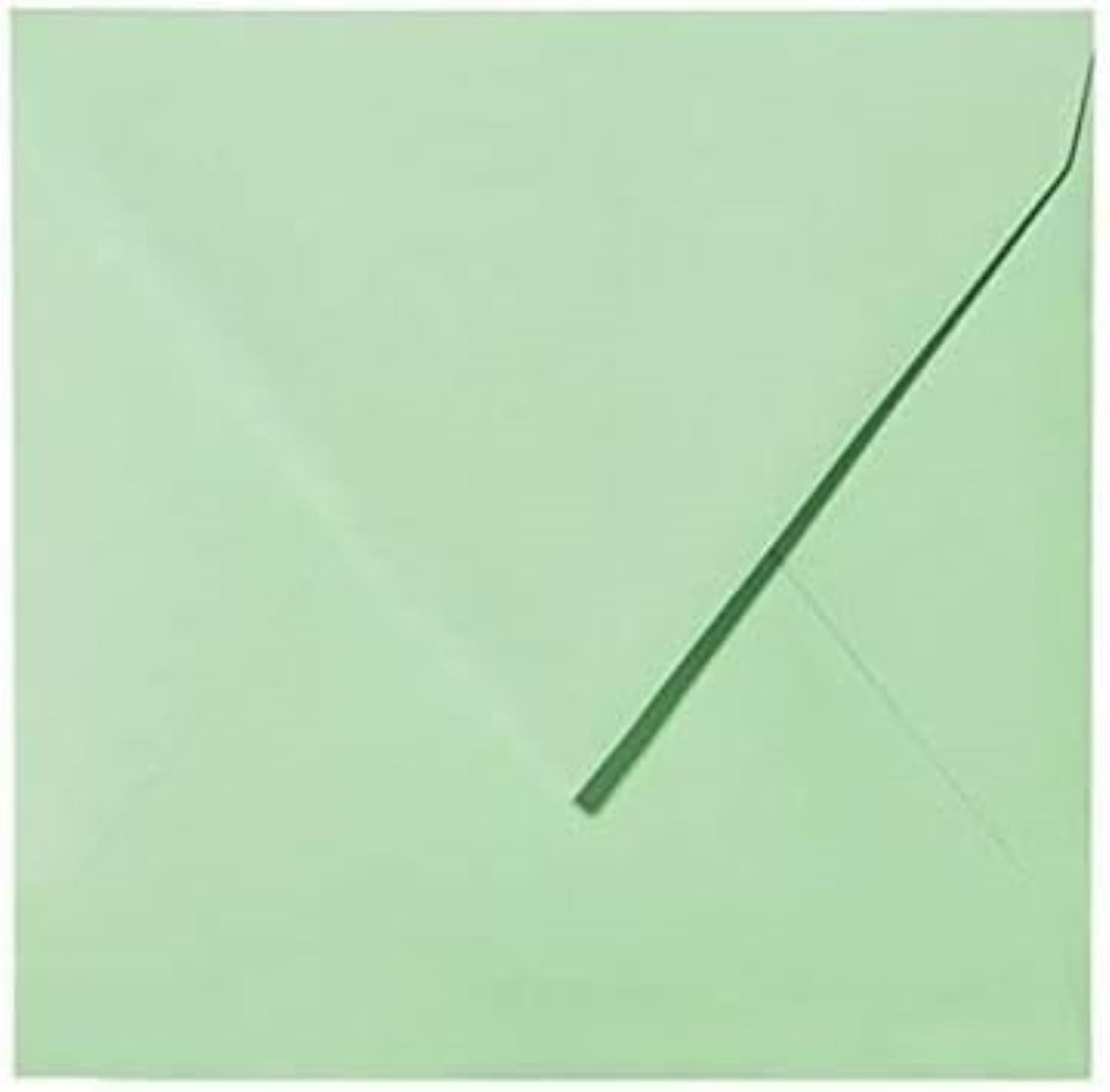 Briefumschläge24Plus Briefumschlag 25 St. 15 x 15 cm Briefumschläge Quadratisch Minze, 15 x 15 mm Briefumschläge Recyceltes Material
