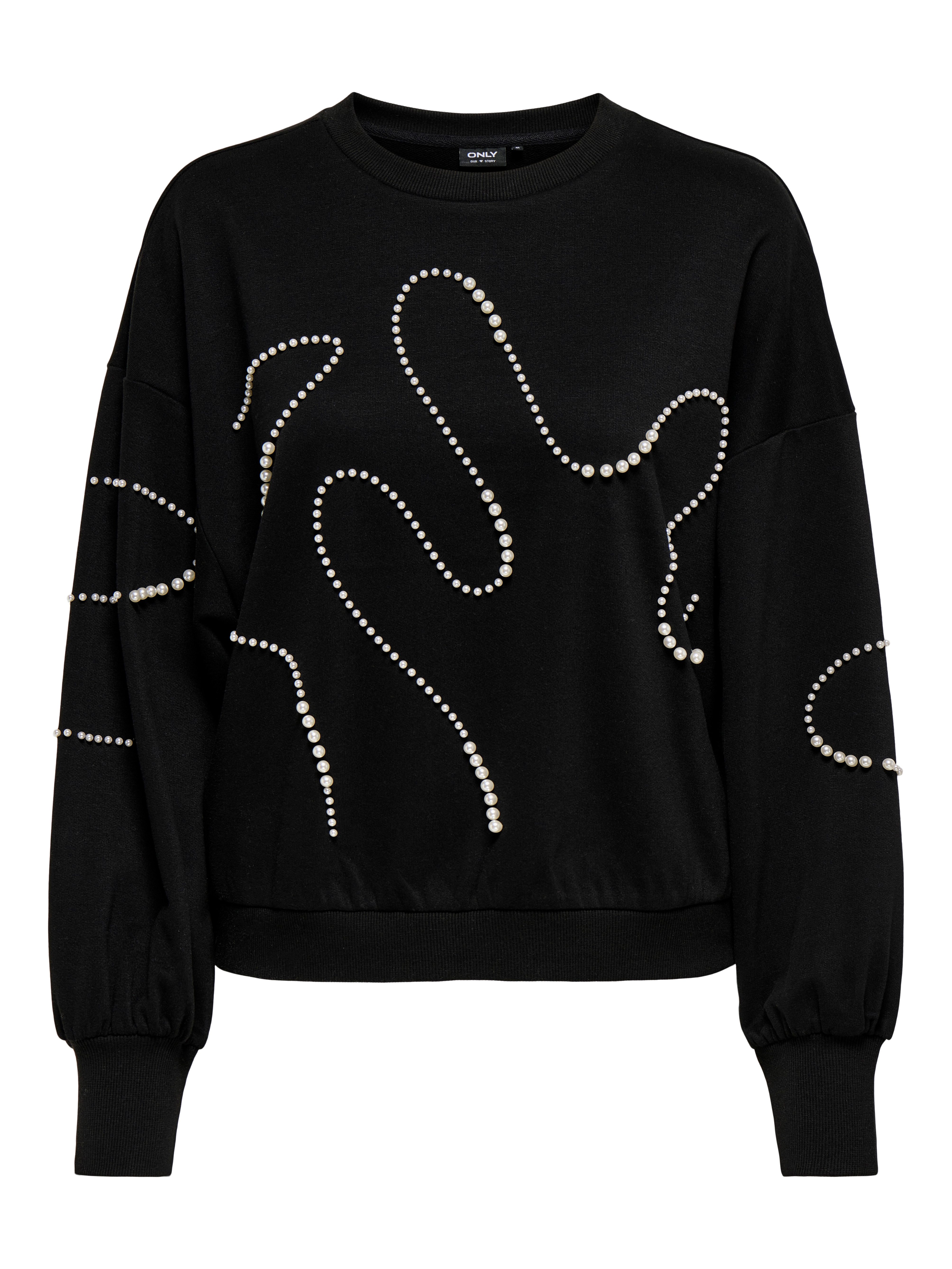 ONLY Sweatshirt ONLBROOK L/S PEARL DETAIL günstig online kaufen