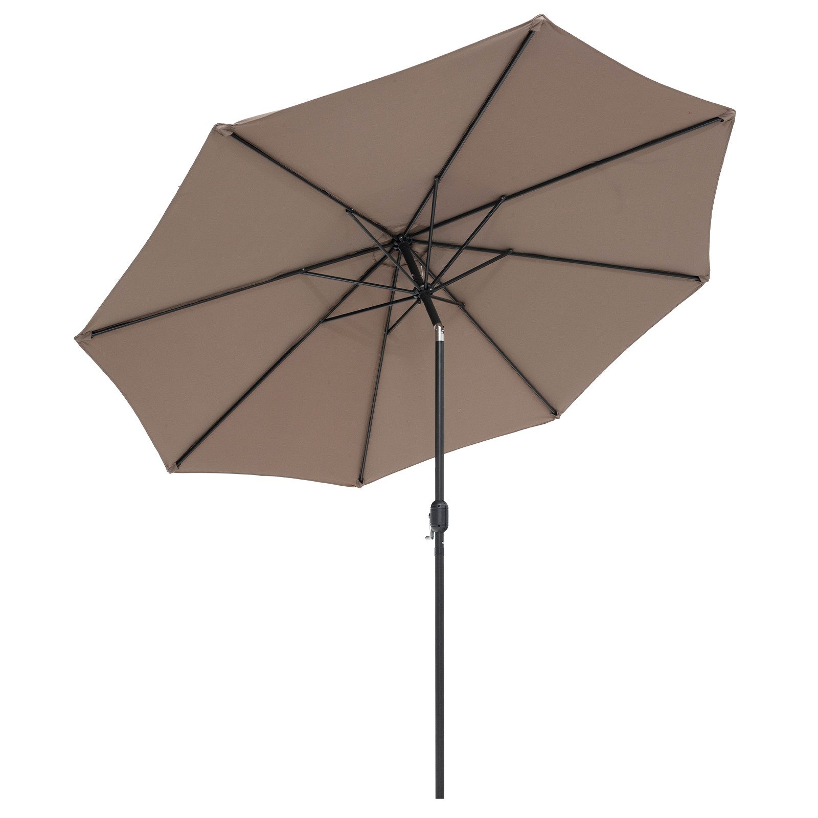 COSTWAY Sonnenschirm Gartenschirm, 30° neigbar, mit günstig online kaufen