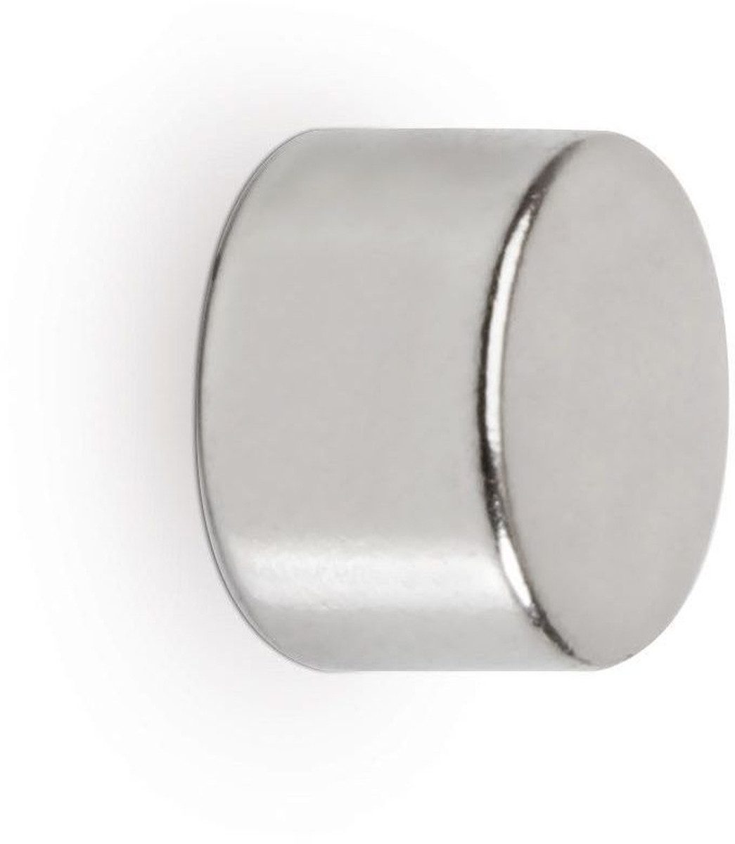 Magnet Neodym-Scheibenmagnet 5x8mm 2400g hellsilber VE=10 Stück.