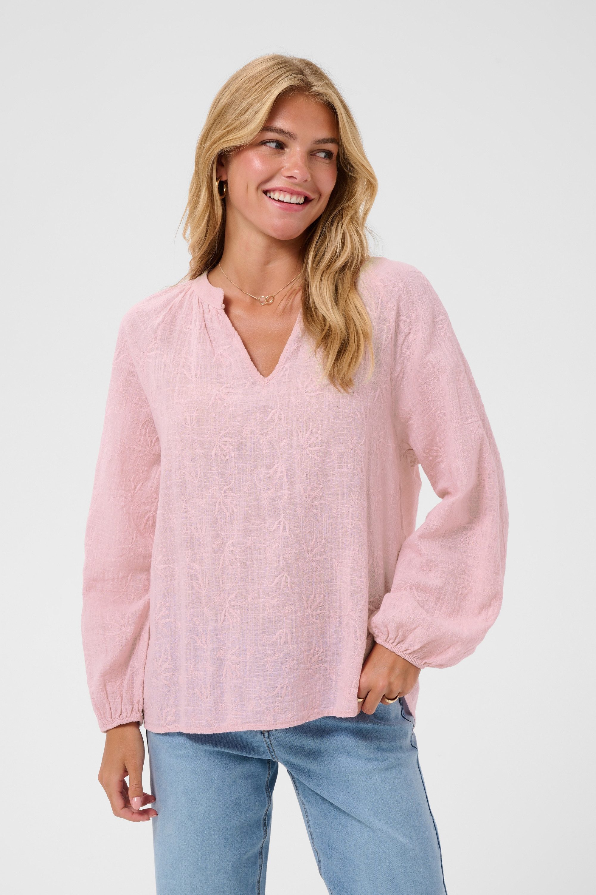 Cream Langarmbluse Langarm-Bluse CRGemi