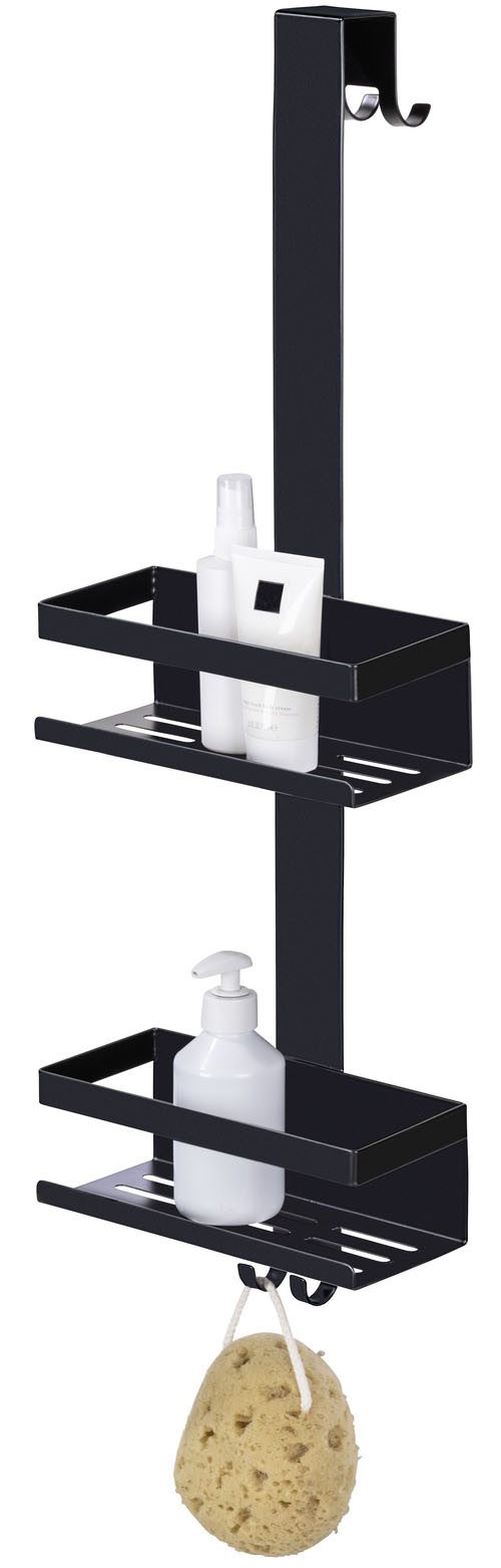 WENKO Duschablage Bribano Duo, Dusch-Caddy zum Einhängen an Duschkabinen oh günstig online kaufen