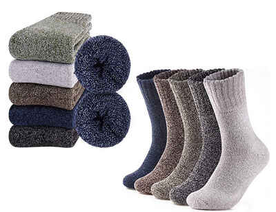 Alster Herz Thermosocken »3 oder 5 Paar Warme Thermosocken, Socken mit Wolle und Frottee, A0328«