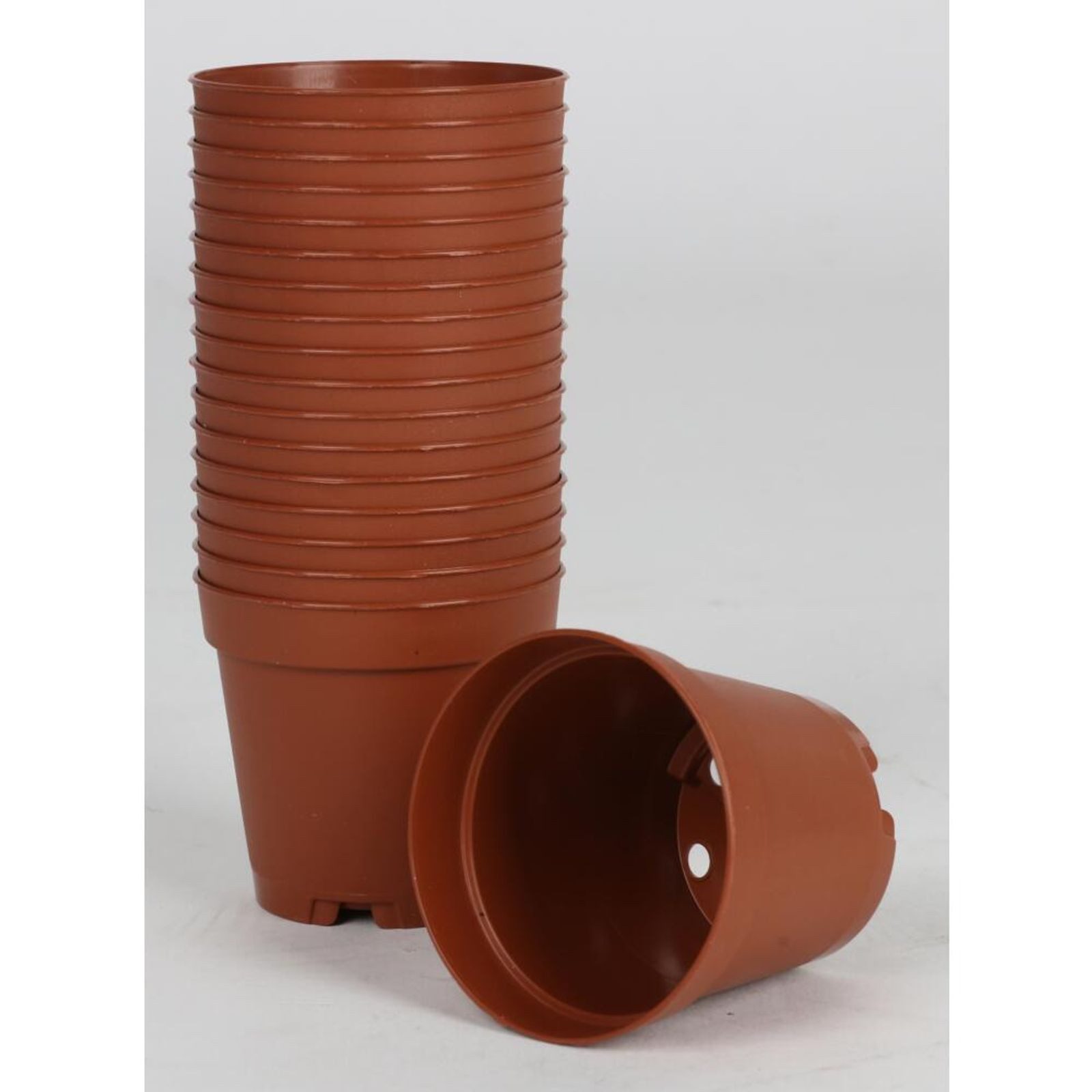 Romberg Anzuchttopf Anzuchttöpfe 18er-Set 5,5cm Rund Terracotta Pflanzschalen Aussaattopf – Bild 2 von 3