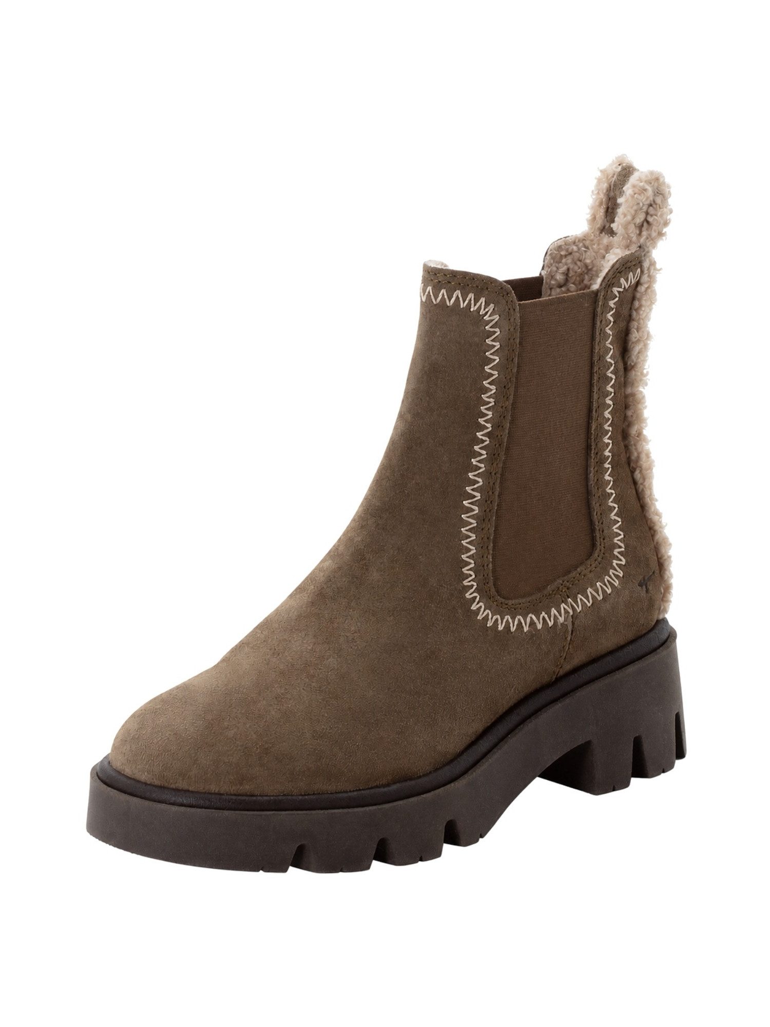 Tamaris Removable Sock Warm gefüttert kein Absatz Chelseaboots Removable Sock