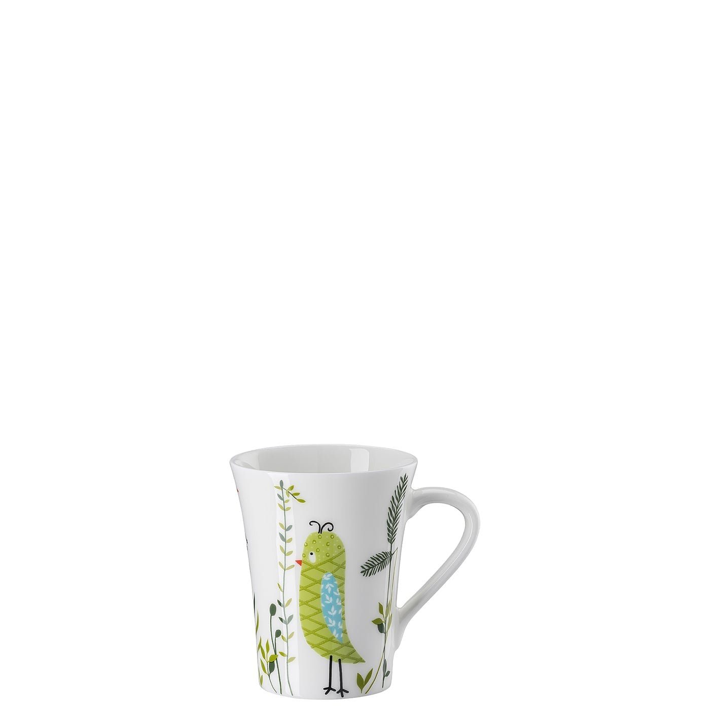 Hutschenreuther Tasse »Hutschenreuther My Mug 'Becher mit Henkel - Birdie -  Green'«, Porzellan
