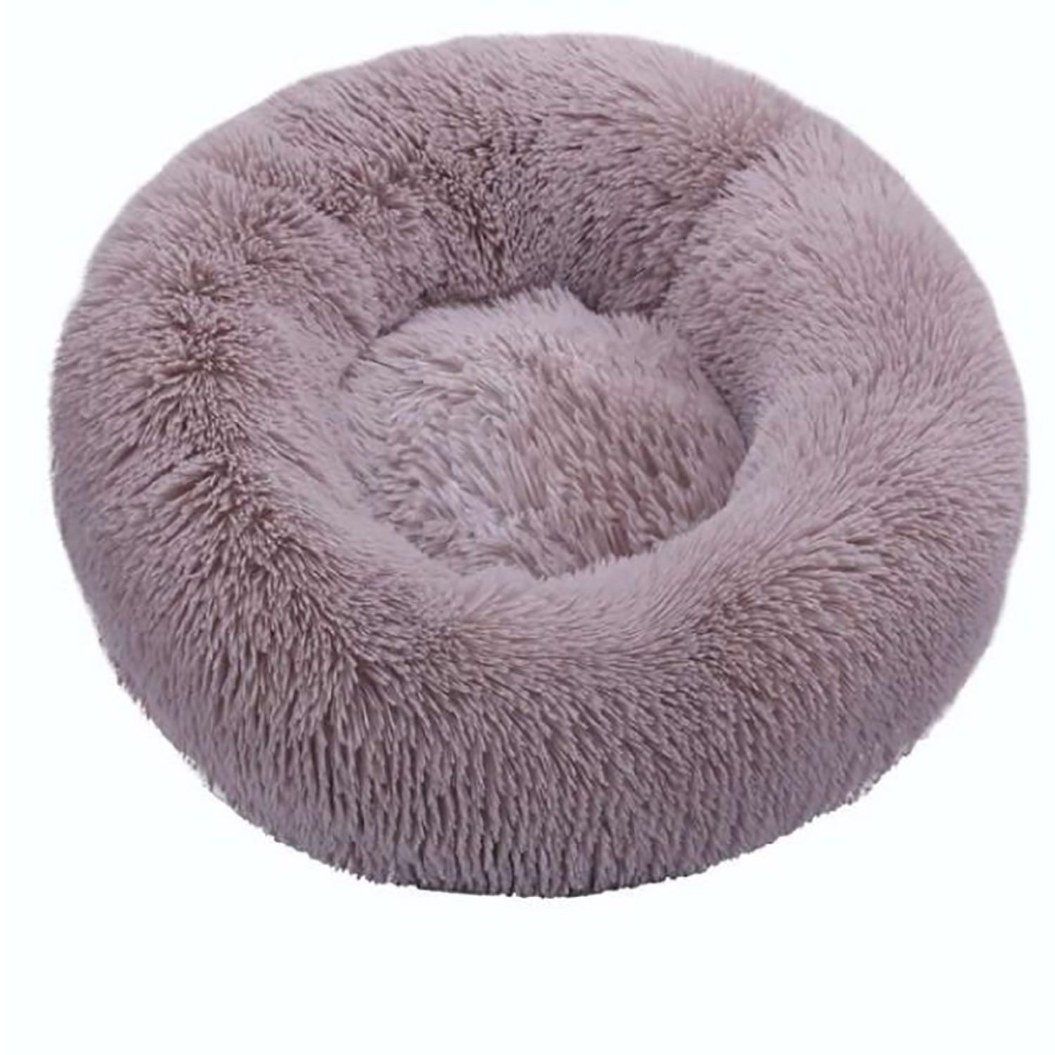 TPFLiving Tierkorb aus Baumwolle - Flauschiges Hundekörbchen / Katzenkörbchen, Plüsch Hundebett Rund - Verschiedene Farben - 60cm - 100cm Durchmesser